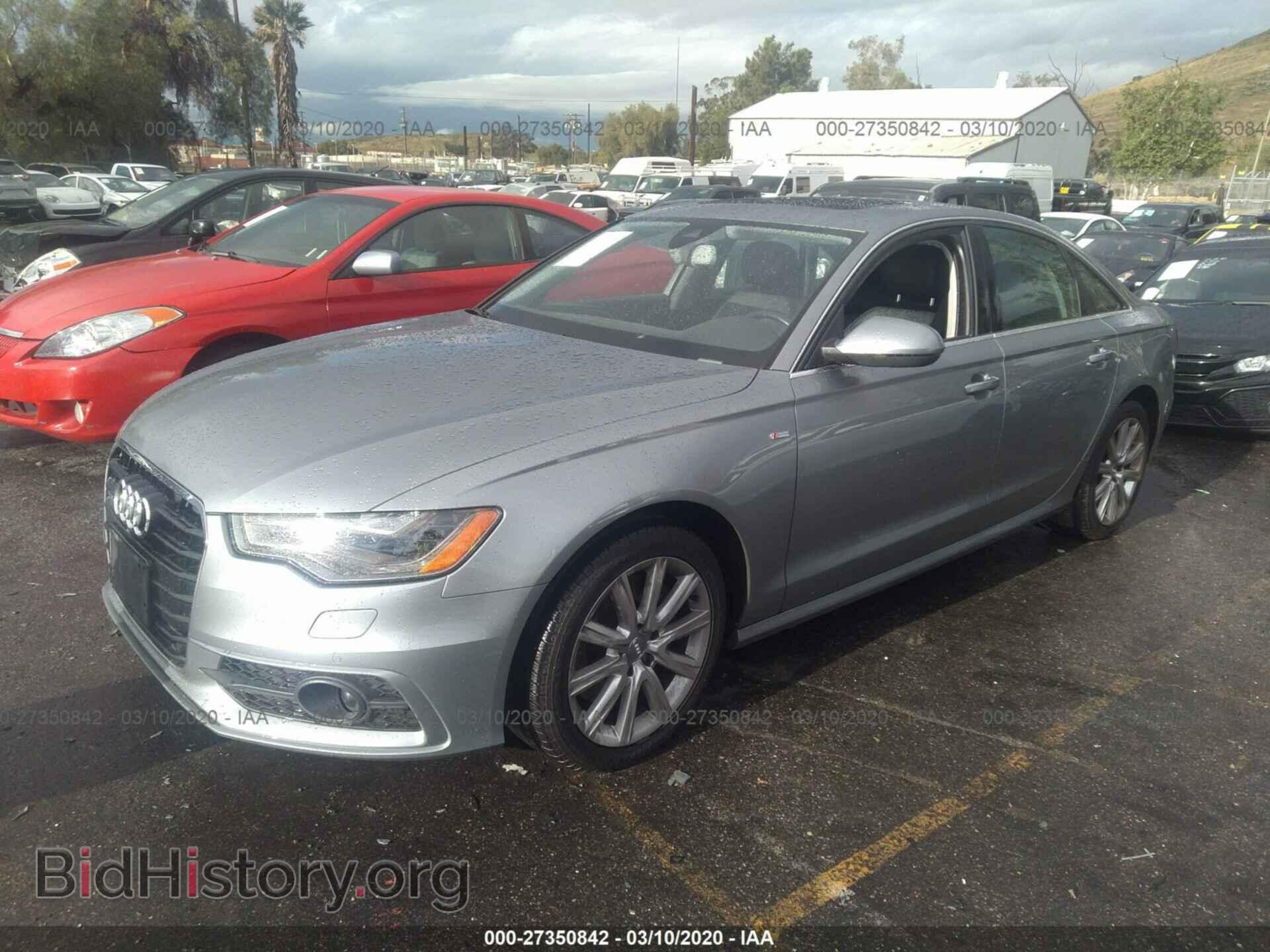 2014 AUDI A6 - VIN: WAUHMAFC8EN092903 - Фото 2