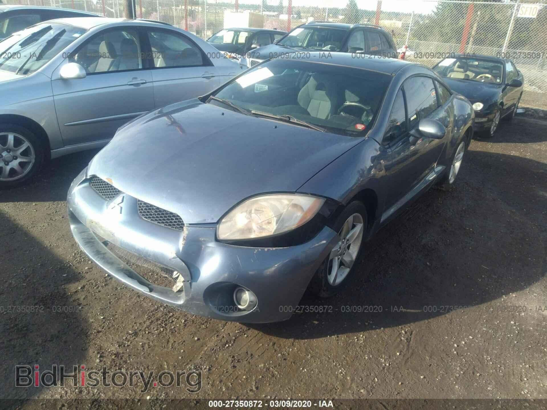 2007 MITSUBISHI ECLIPSE - VIN: 4A3AK24F97E046090 - Фото 2