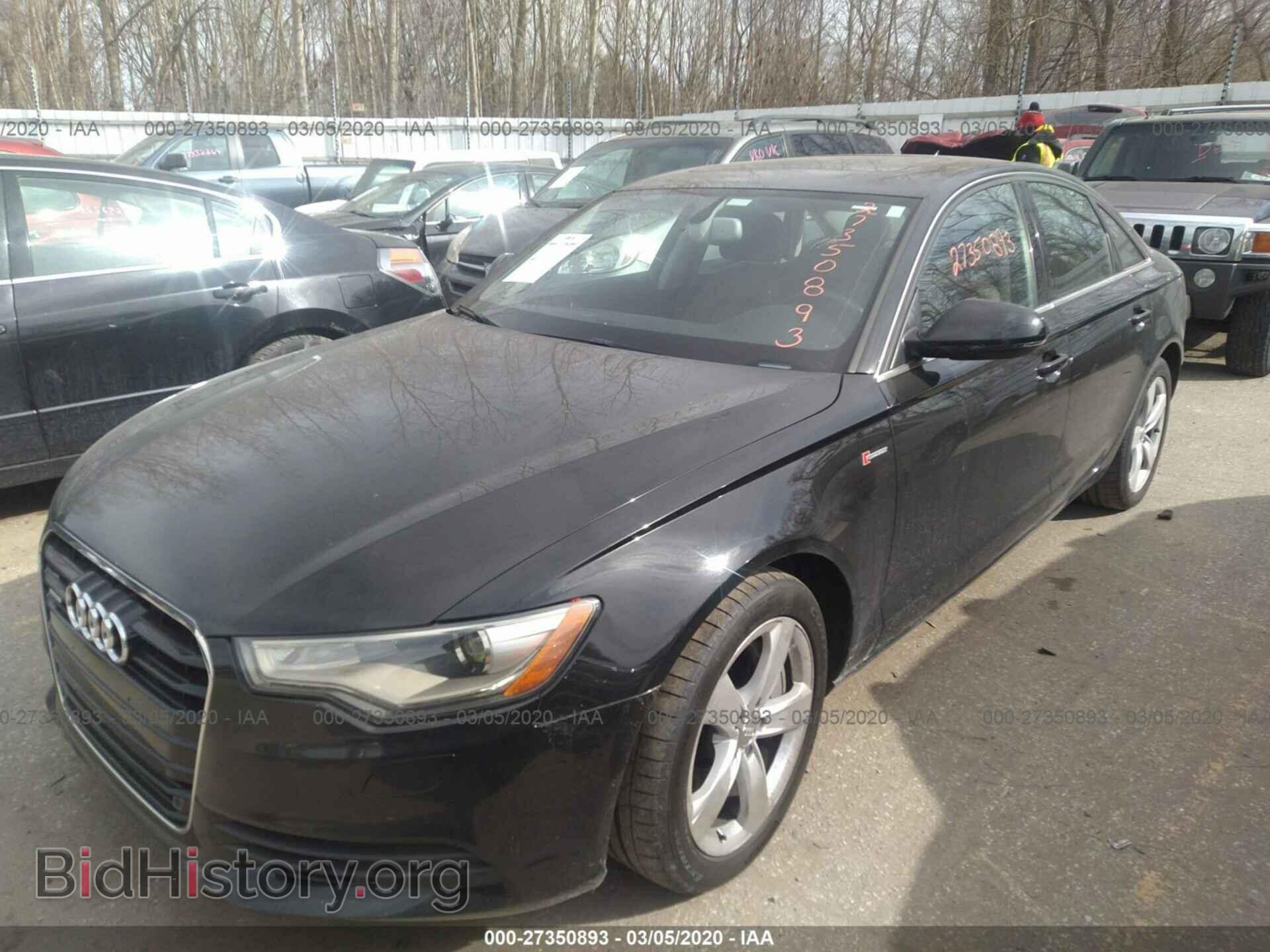 2012 AUDI A6 - VIN: WAUGGAFC8CN149116 - Фото 2