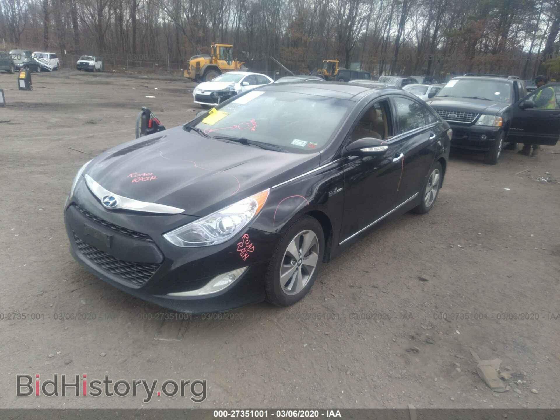 2012 HYUNDAI SONATA - VIN: KMHEC4A43CA044395 - Фото 2