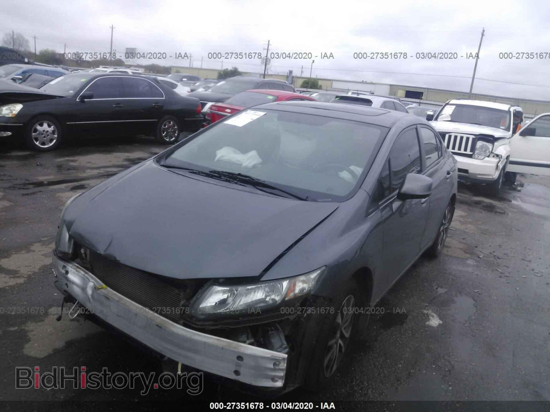 2013 HONDA CIVIC - VIN: 2HGFB2F97DH545380 - Фото 2