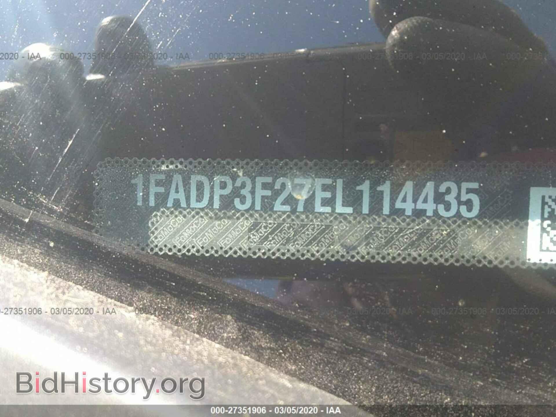 2014 FORD FOCUS - VIN: 1FADP3F27EL114435 - Фото 9