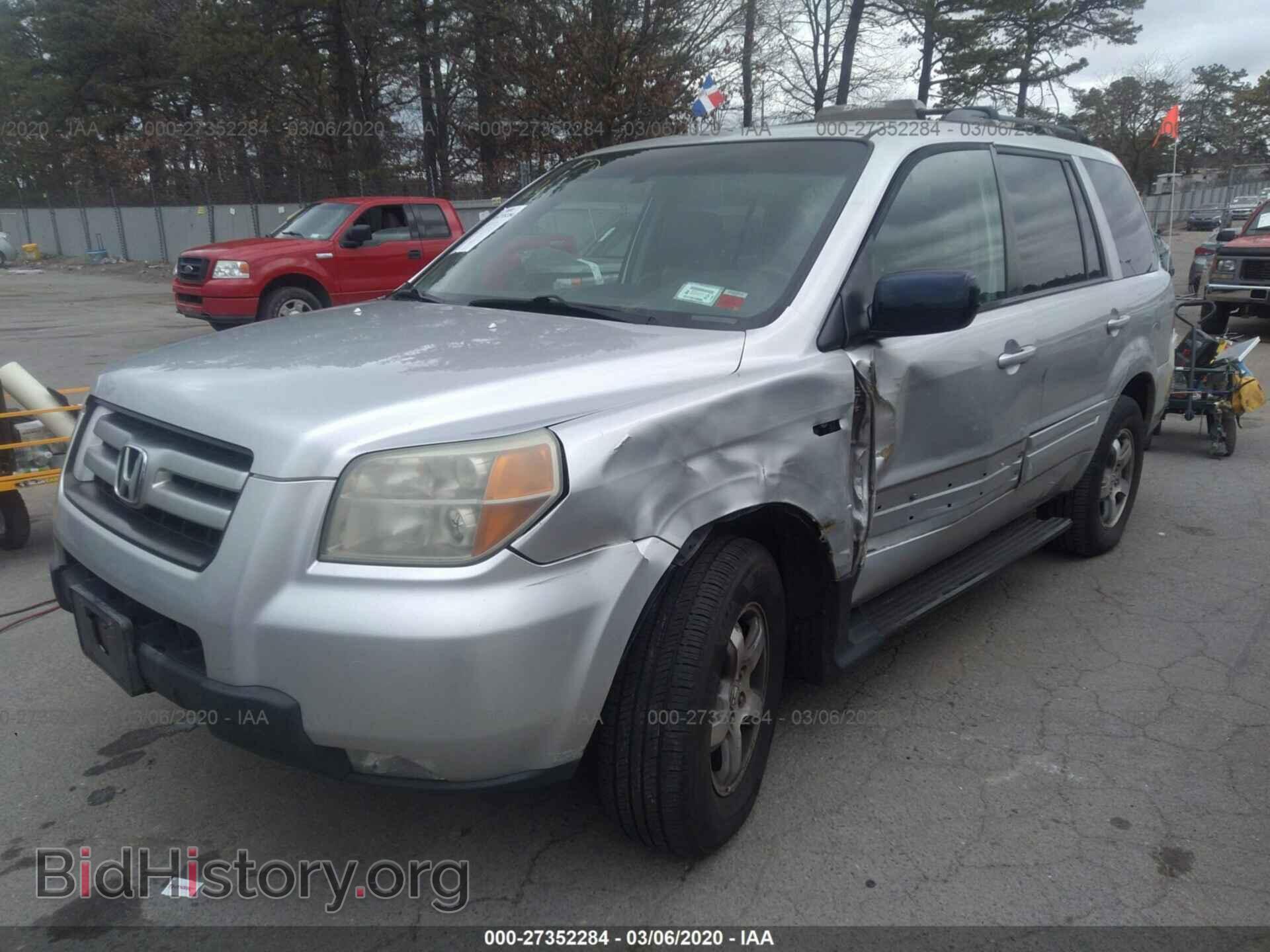 2006 HONDA PILOT - VIN: 2HKYF18746H505883 - Фото 2