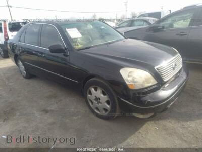 2002 Lexus LS 430, черный — VIN JTHBN30F620072144, IAAI