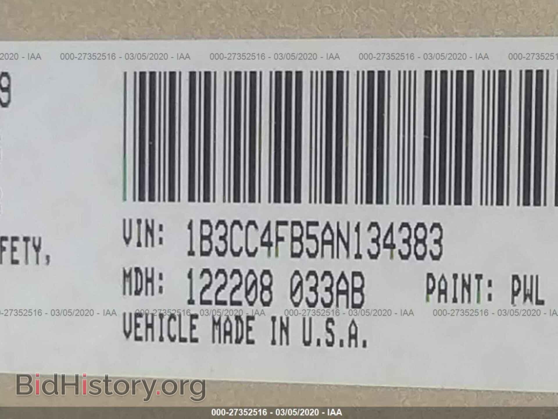2010 DODGE AVENGER - VIN: 1B3CC4FB5AN134383 - Photo 9
