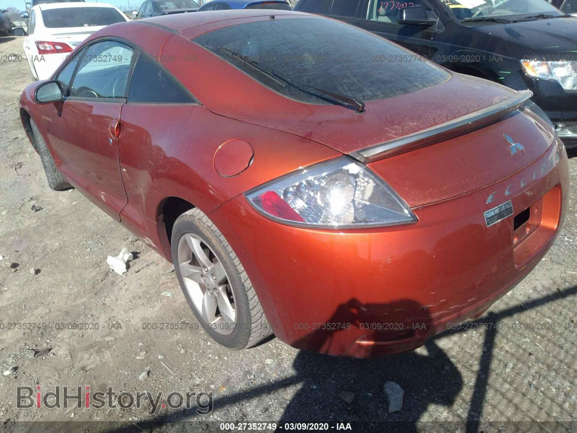 2007 MITSUBISHI ECLIPSE - VIN: 4A3AK24F17E028330 - Фото 3