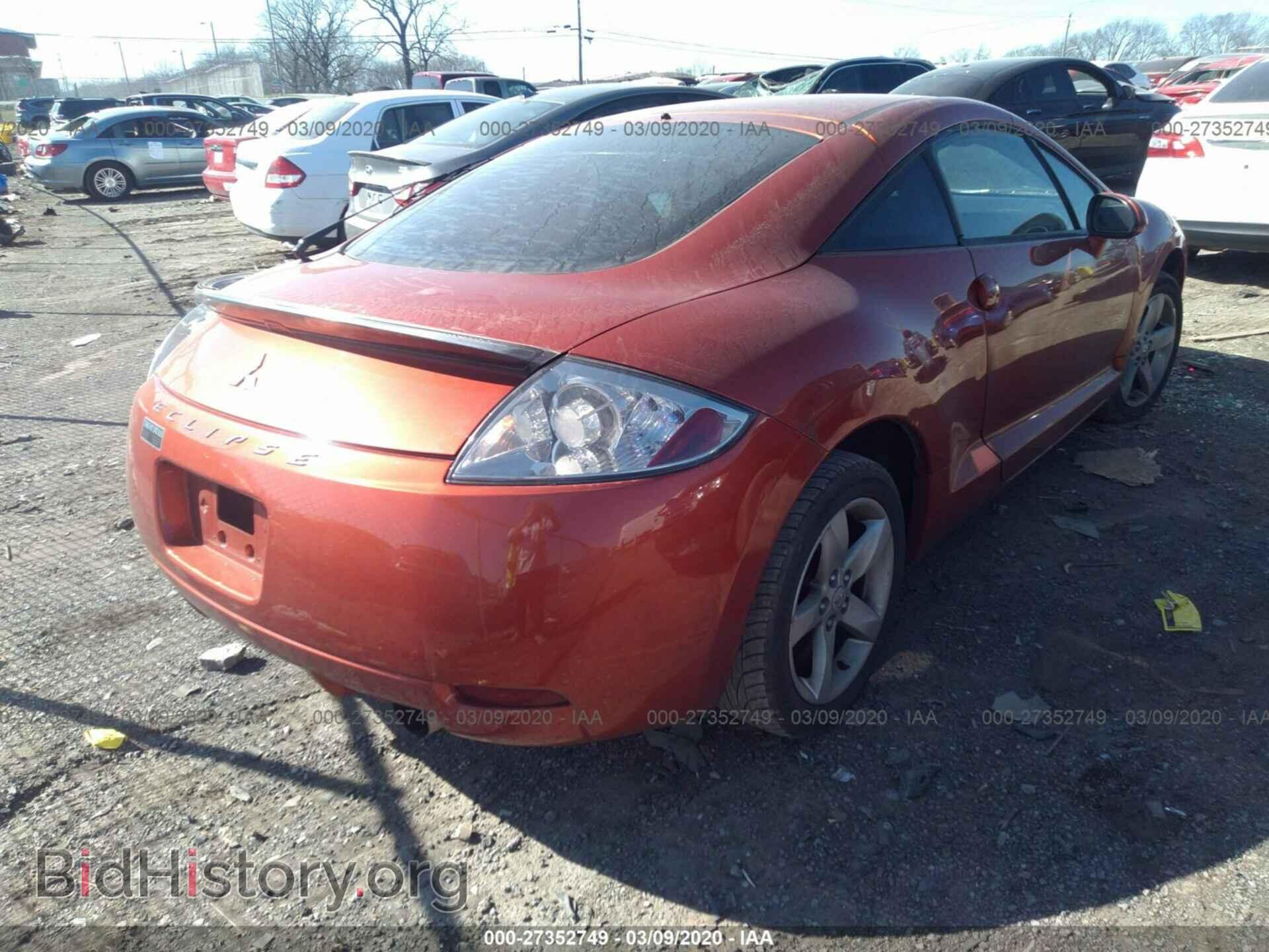 2007 MITSUBISHI ECLIPSE - VIN: 4A3AK24F17E028330 - Фото 4