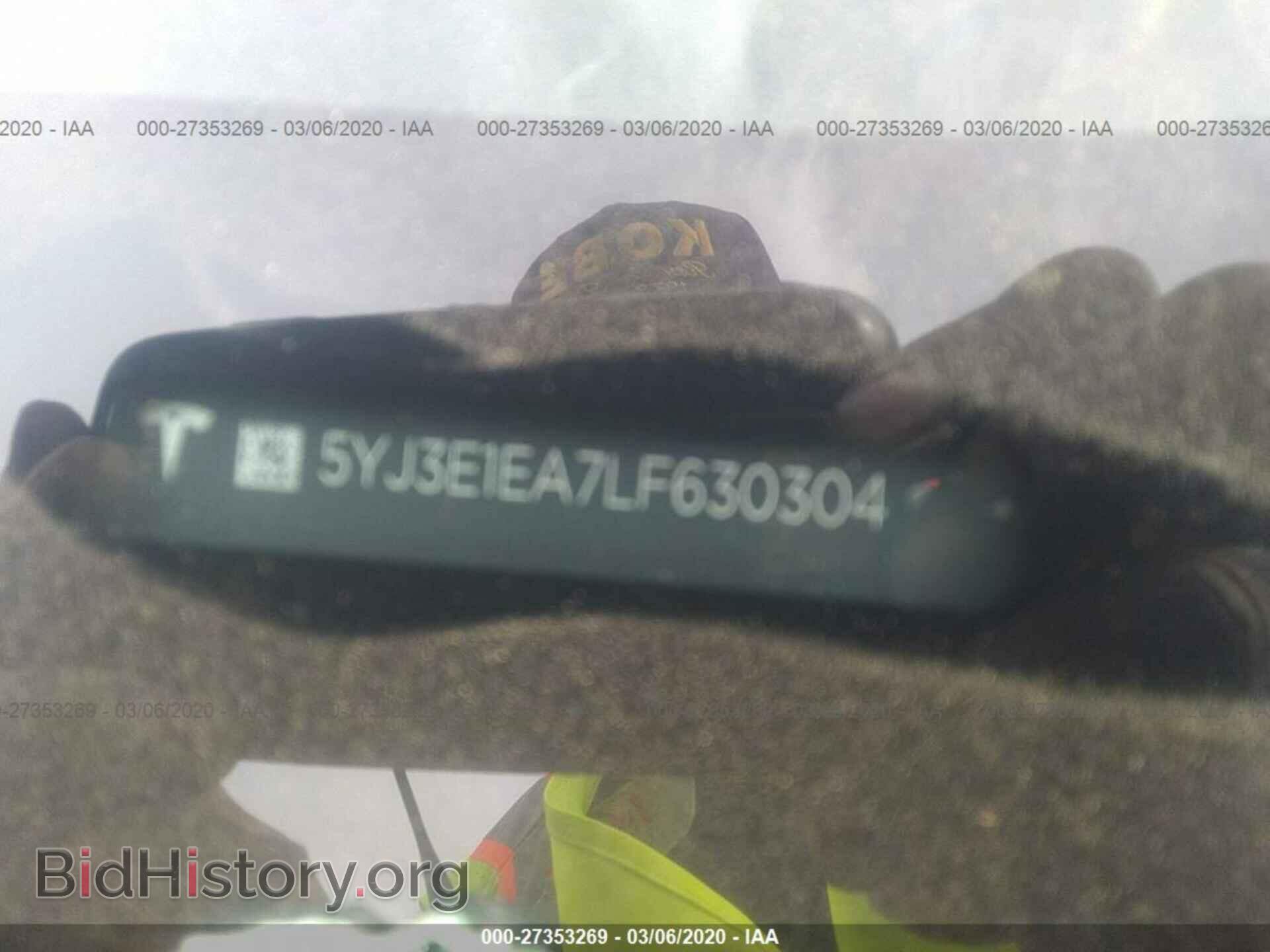 2020 TESLA MODEL 3 - VIN: 5YJ3E1EA7LF630304 - Фото 9