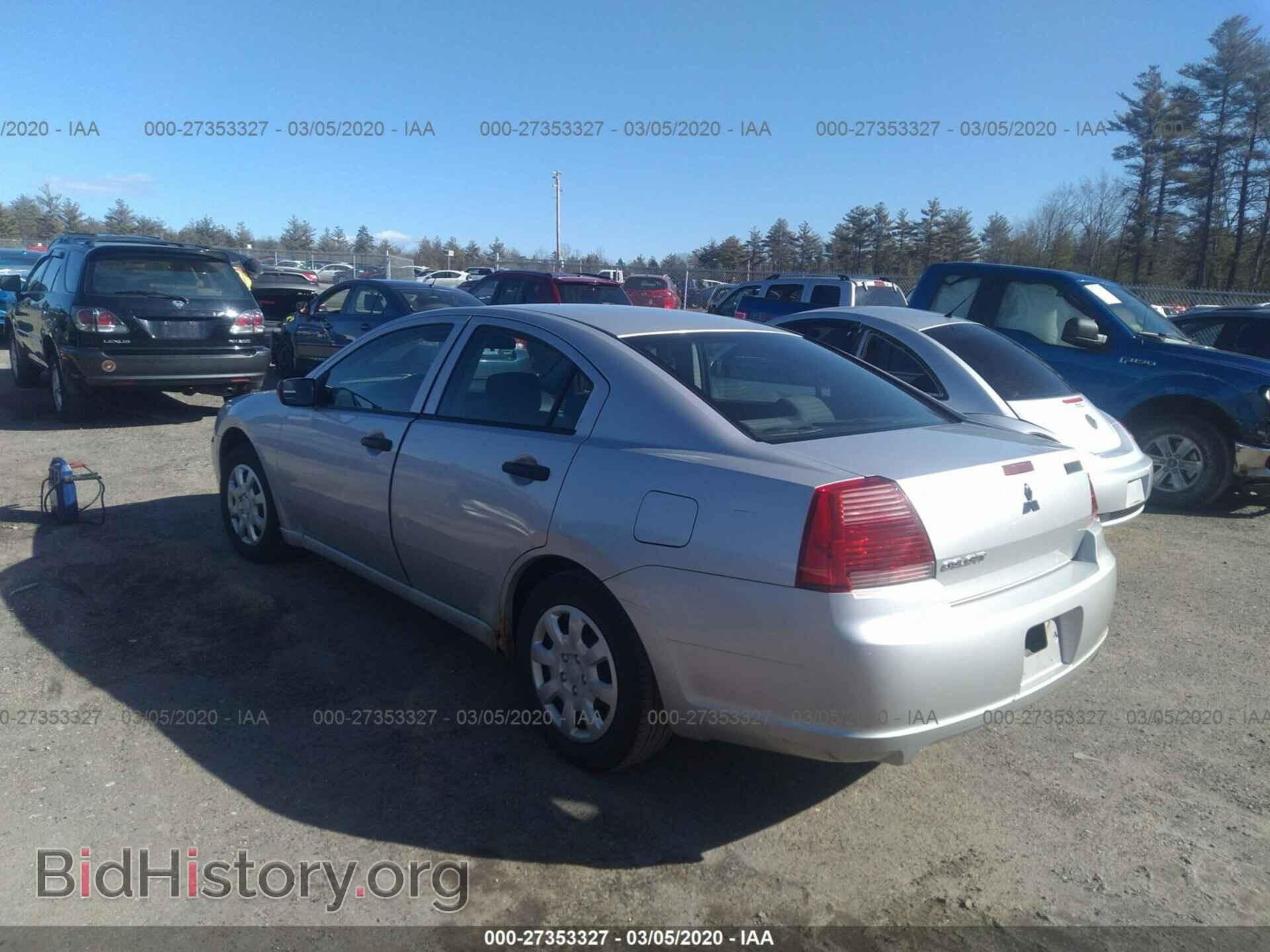 2007 MITSUBISHI GALANT - VIN: 4A3AB26F97E075568 - Фото 3