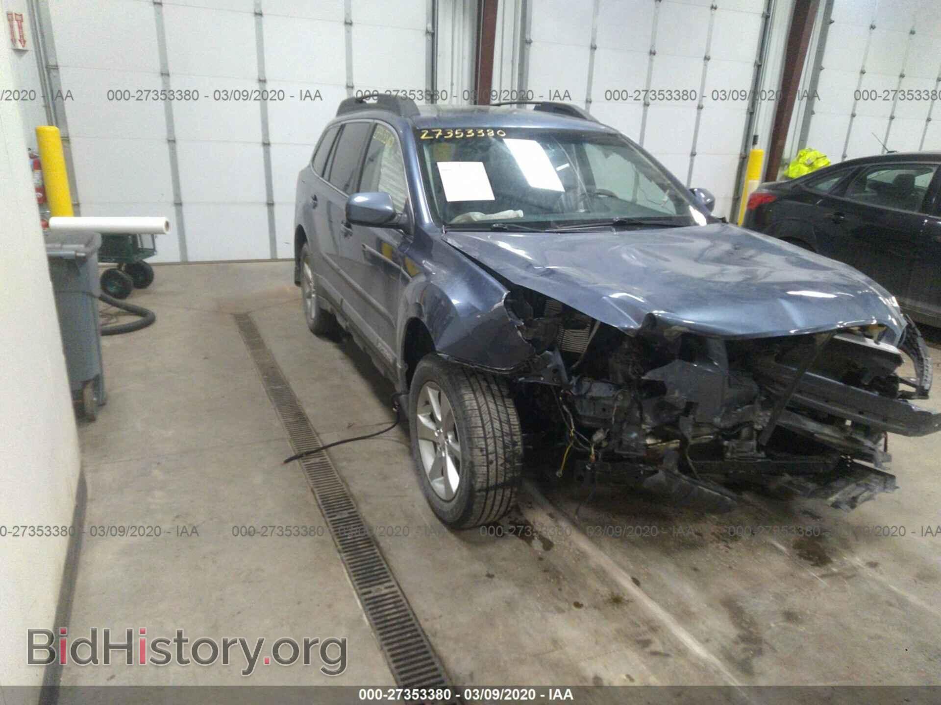 Фотография 4S4BRCLC4E3297846 - SUBARU OUTBACK 2014