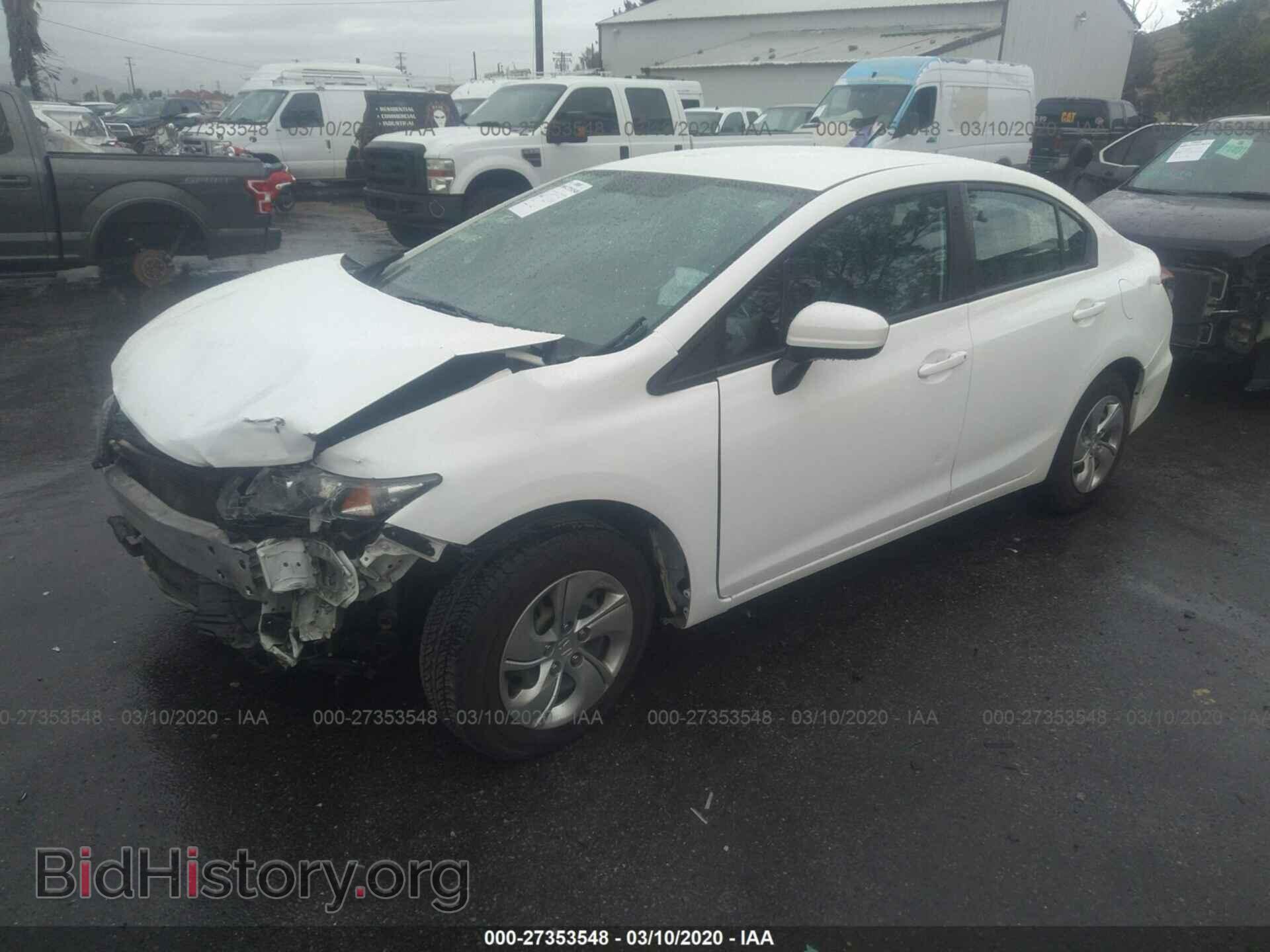 2014 Honda Civic - VIN: 19XFB2F5XEE267910 - Фото 2