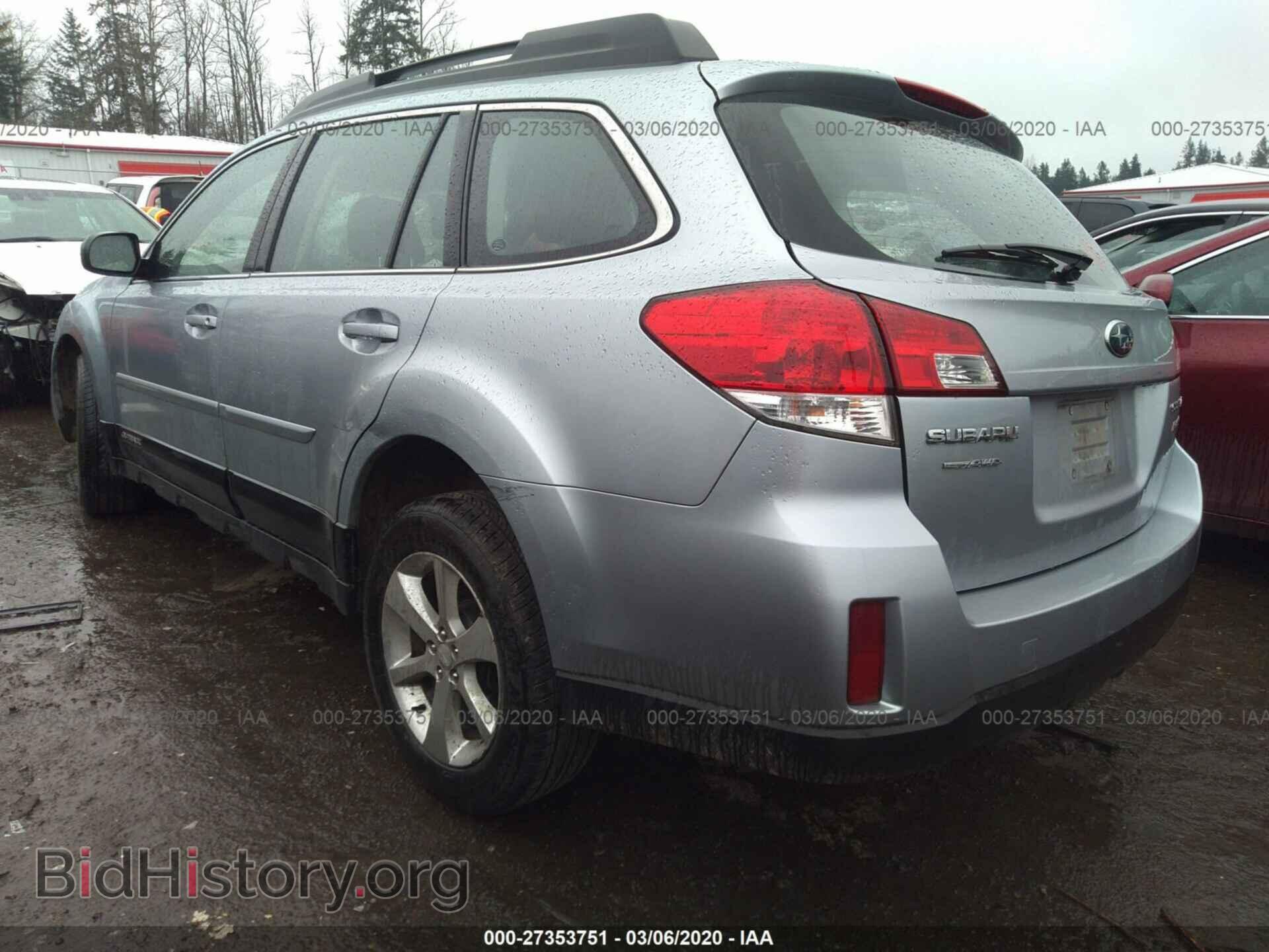 2014 SUBARU OUTBACK - VIN: 4S4BRBAC2E3296269 - Фото 3