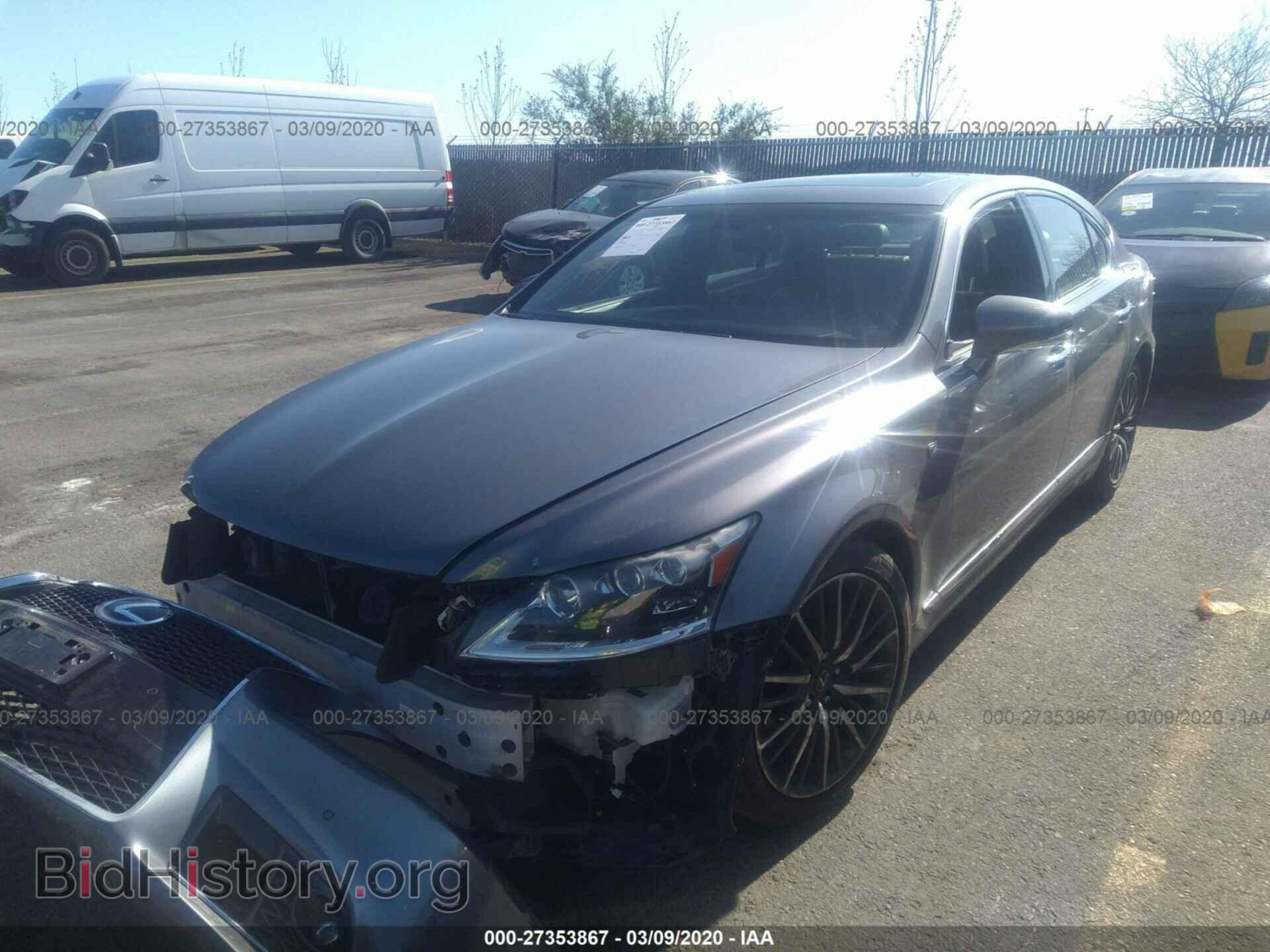 2013 LEXUS LS - VIN: JTHCL5EF4D5017339 - Фото 2