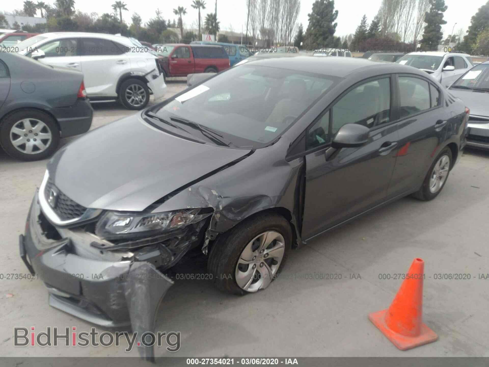 2013 HONDA CIVIC - VIN: 19XFB2F56DE287571 - Фото 2