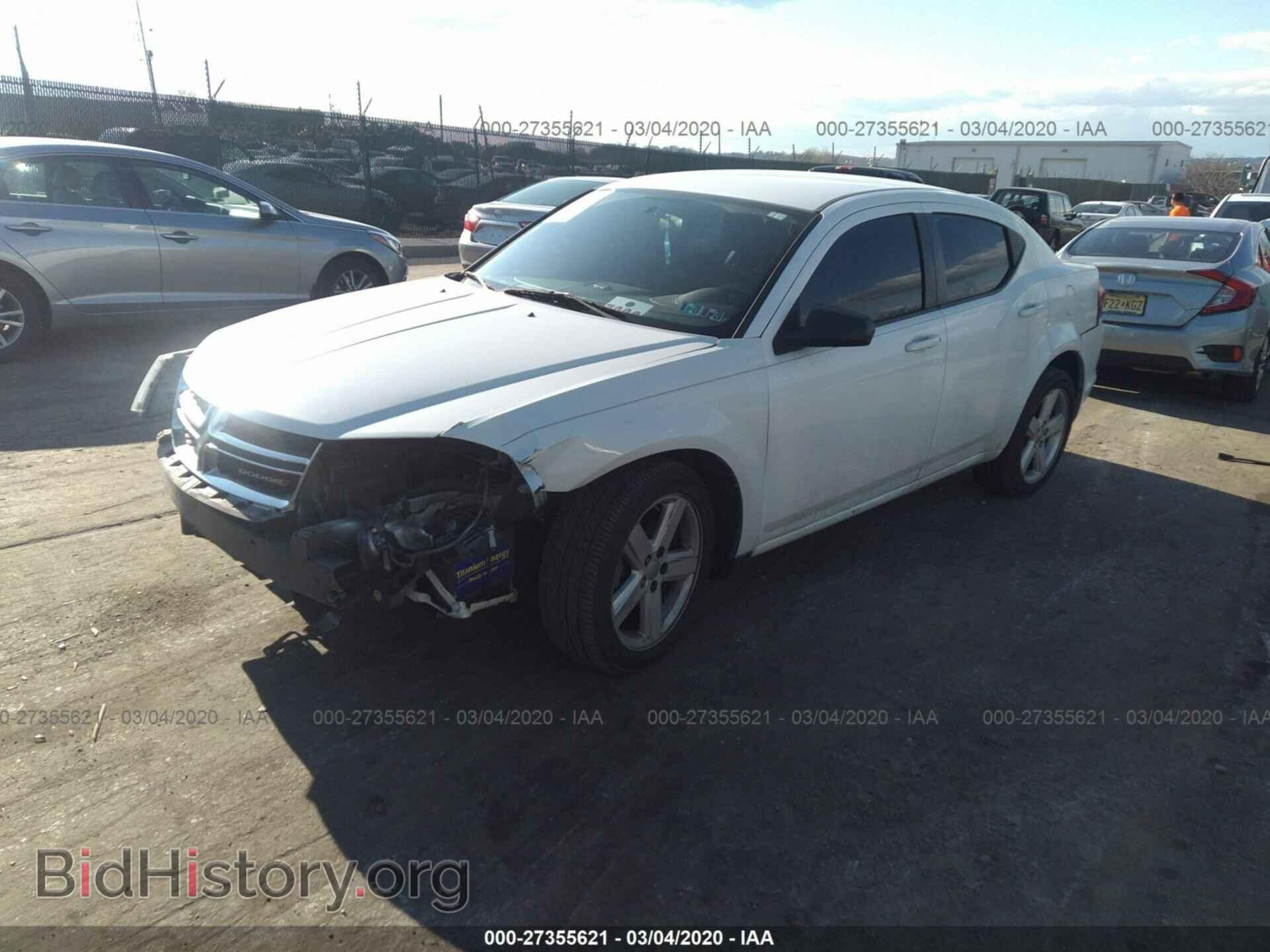 2013 DODGE AVENGER - VIN: 1C3CDZAB0DN644827 - Фото 2