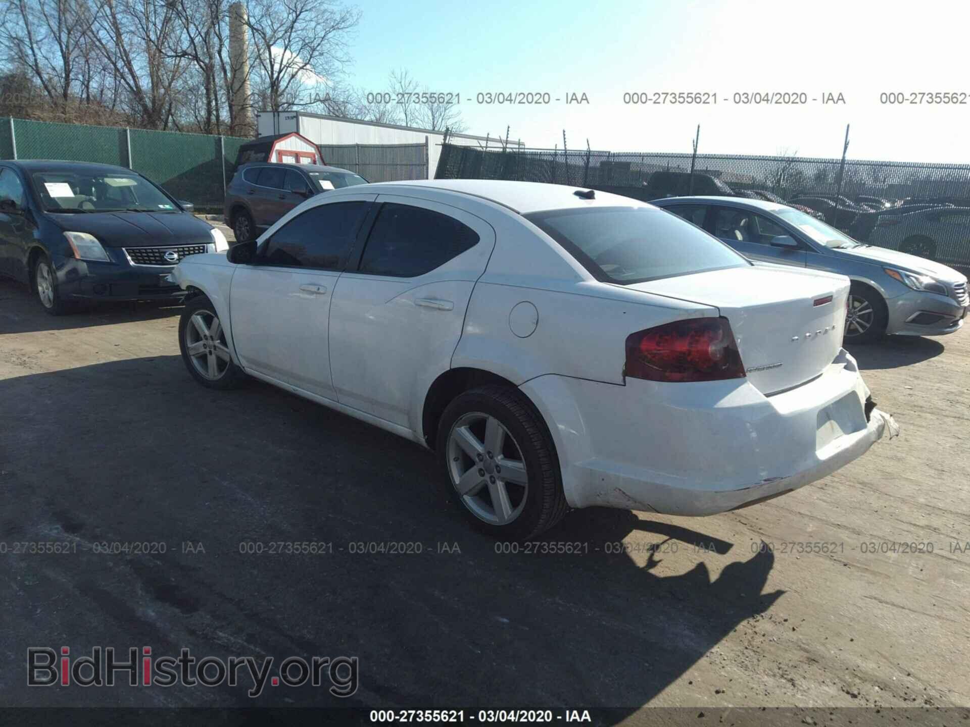 2013 DODGE AVENGER - VIN: 1C3CDZAB0DN644827 - Фото 3