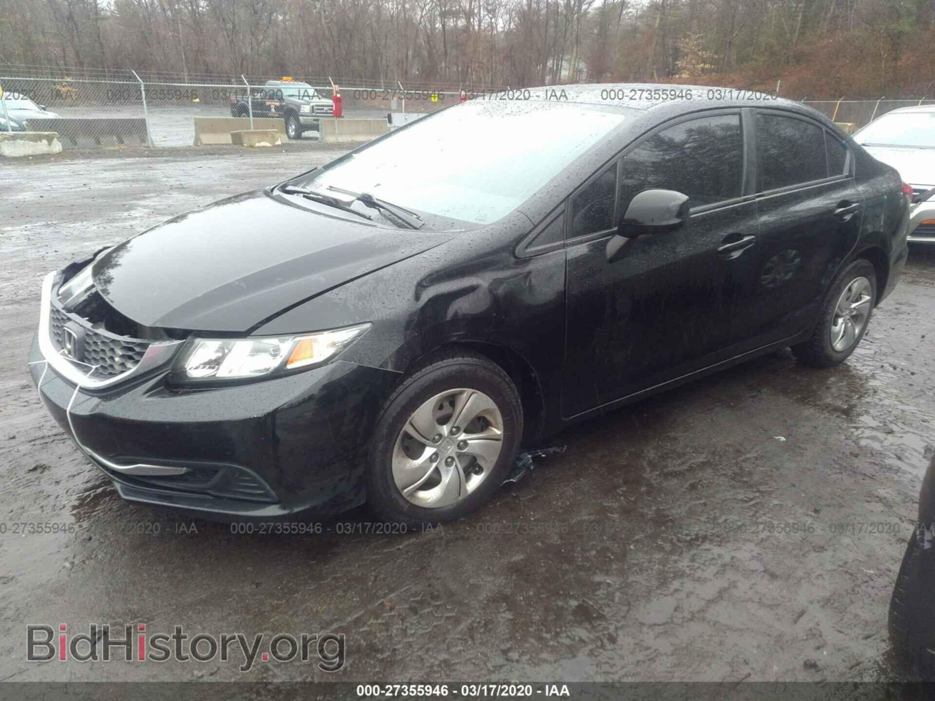 2013 HONDA CIVIC - VIN: 2HGFB2F50DH569906 - Фото 2