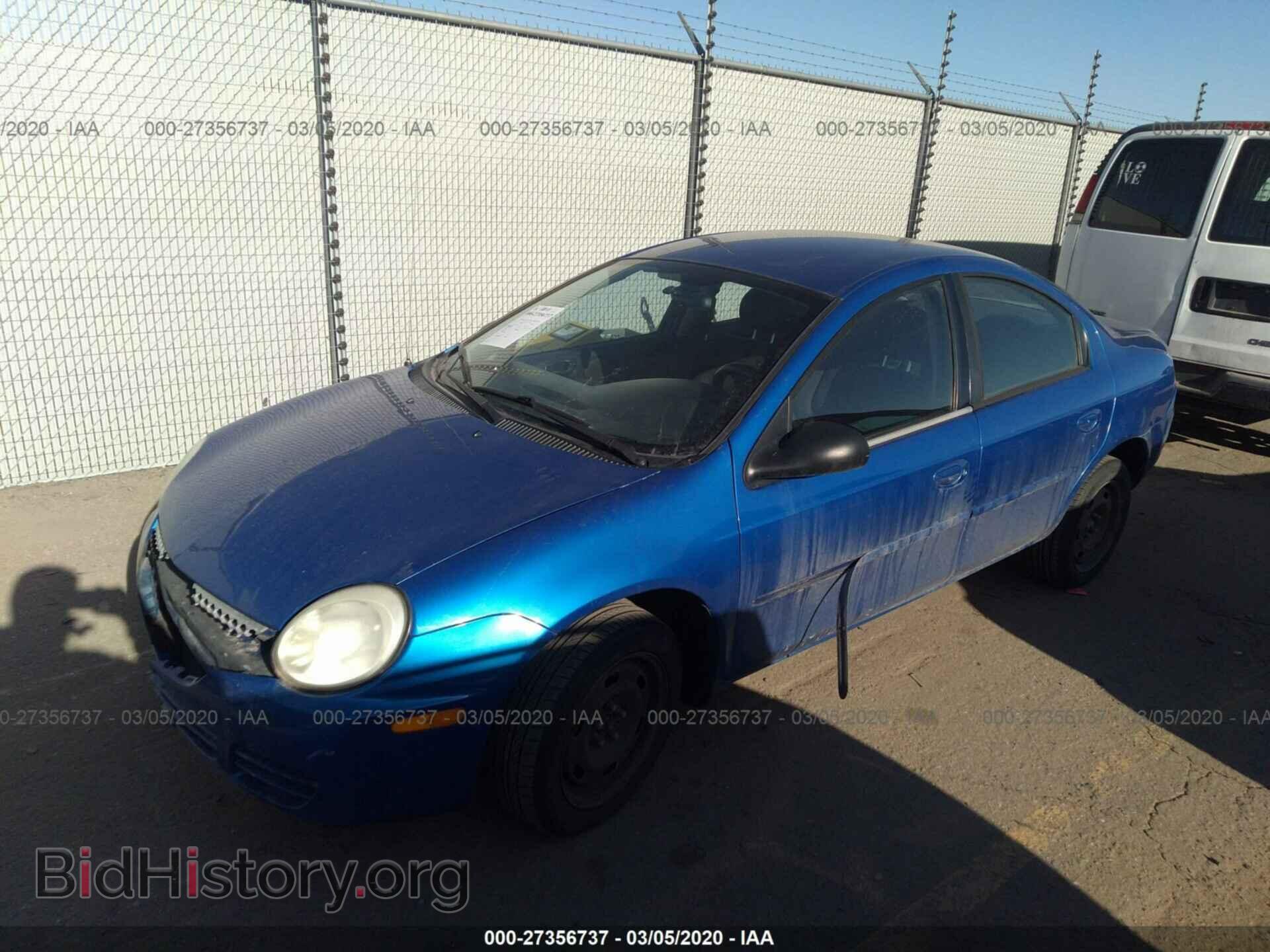 2005 DODGE NEON - VIN: 1B3ES56C05D158919 - Фото 2