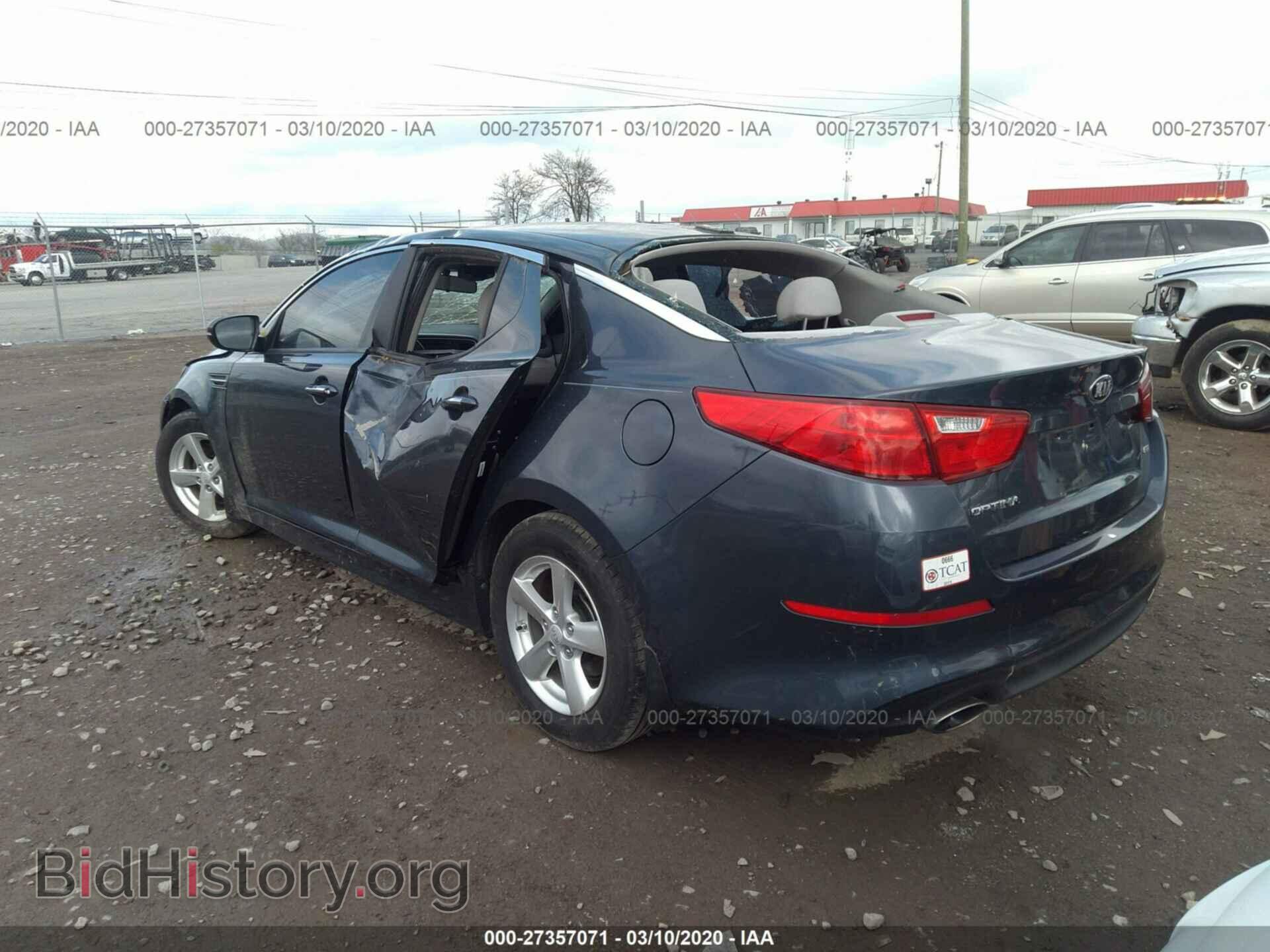 2015 KIA OPTIMA - VIN: KNAGM4A78F5531963 - Фото 3