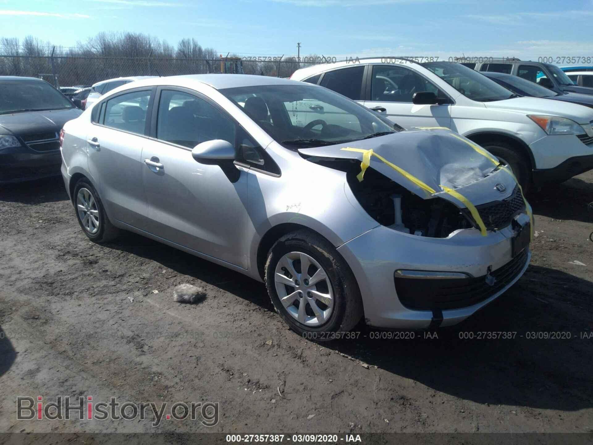 Фотография KNADM4A35H6051554 - KIA RIO 2017