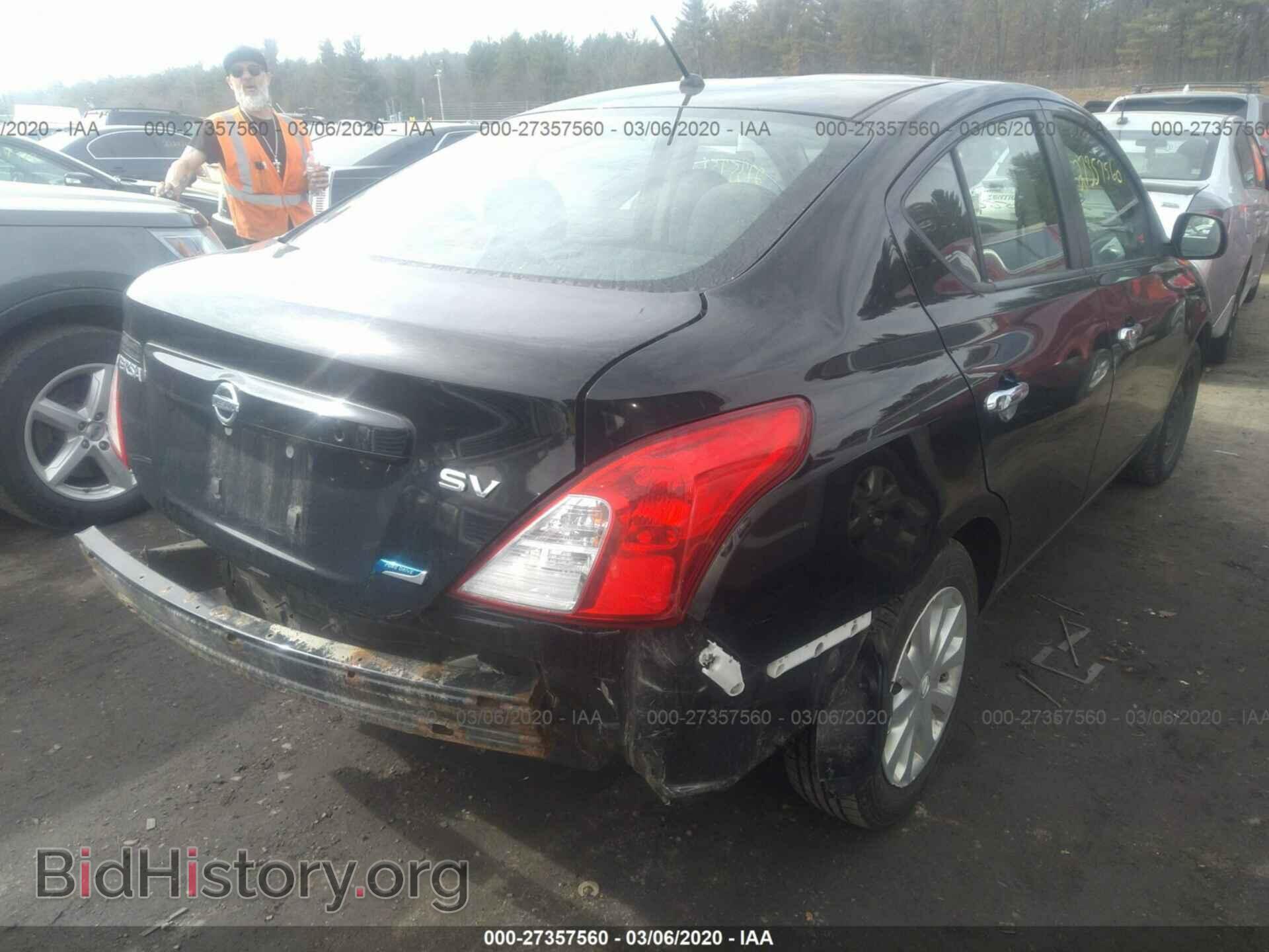 2012 NISSAN VERSA - VIN: 3N1CN7AP1CL855268 - Фото 4