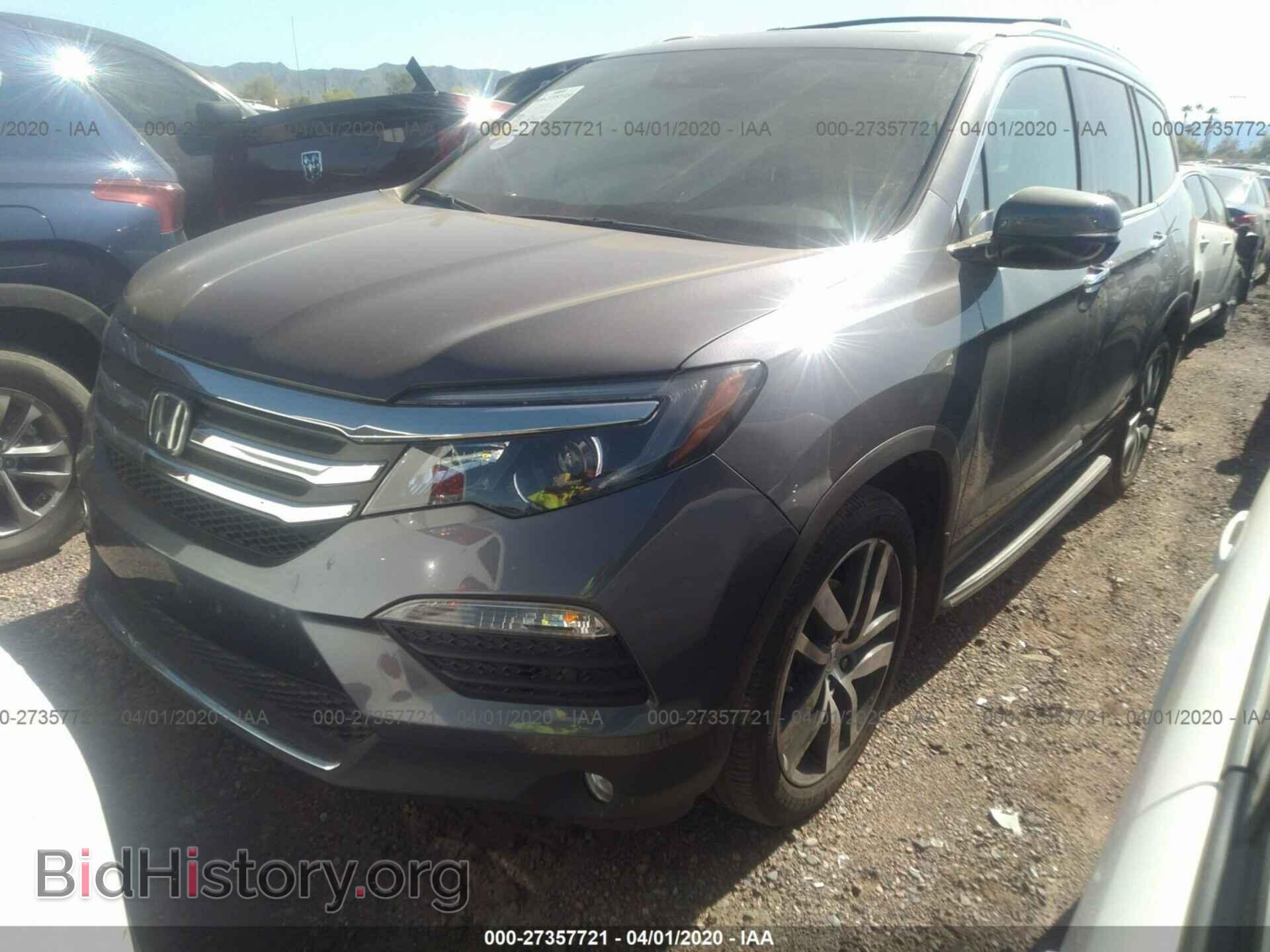 2016 HONDA PILOT - VIN: 5FNYF6H06GB089867 - Фото 2