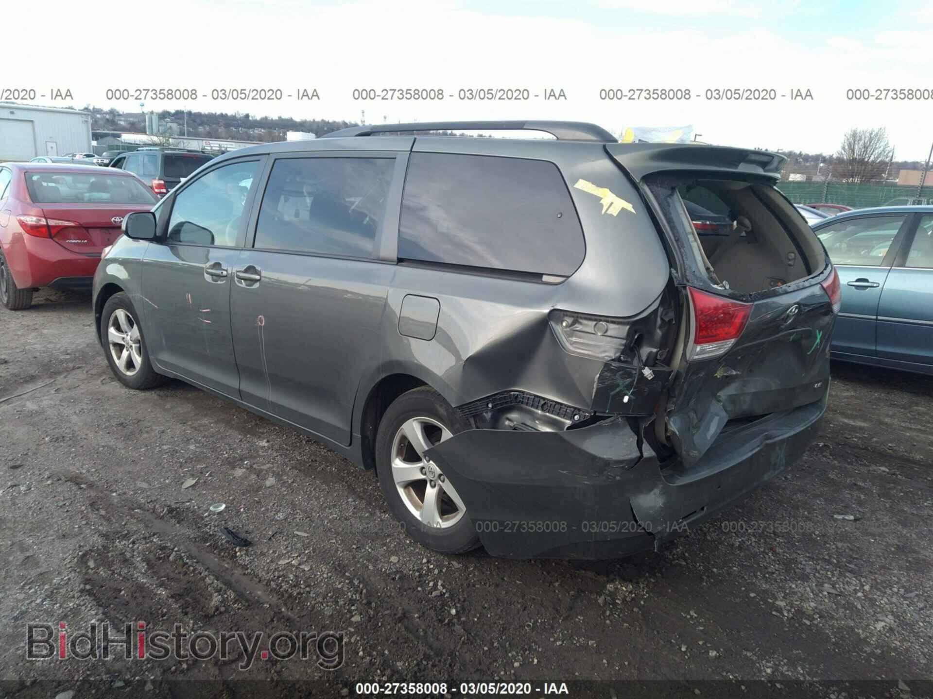 2014 TOYOTA SIENNA - VIN: 5TDKK3DC2ES450097 - Фото 3