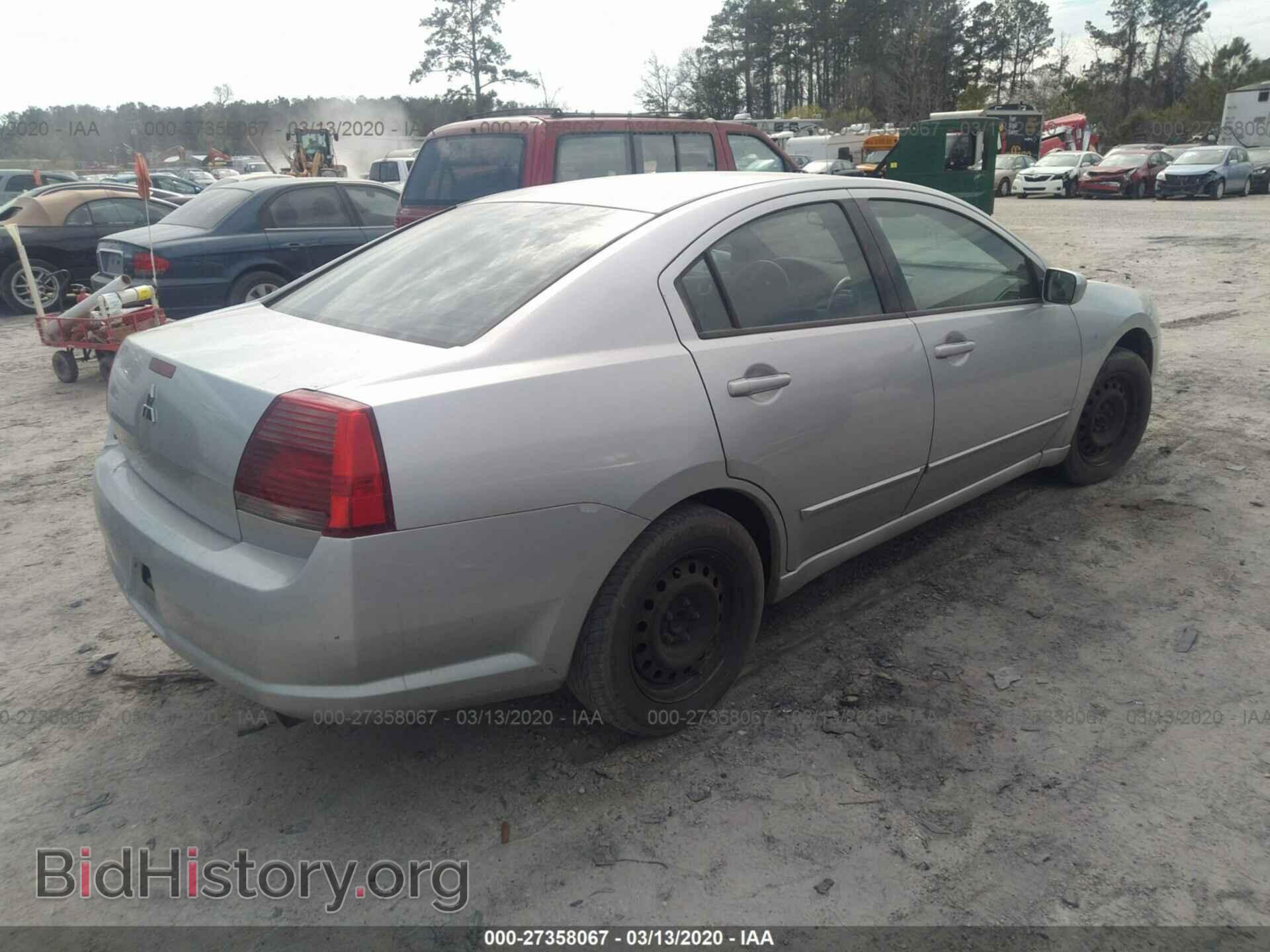 2006 MITSUBISHI GALANT - VIN: 4A3AB36F86E072911 - Фото 4