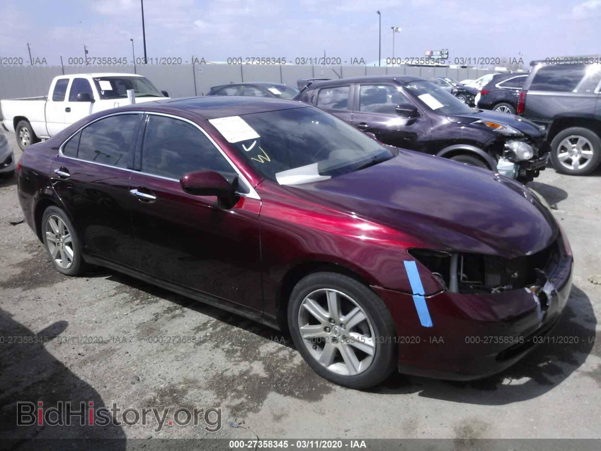Photo JTHBJ46G582251449 - LEXUS ES 2008