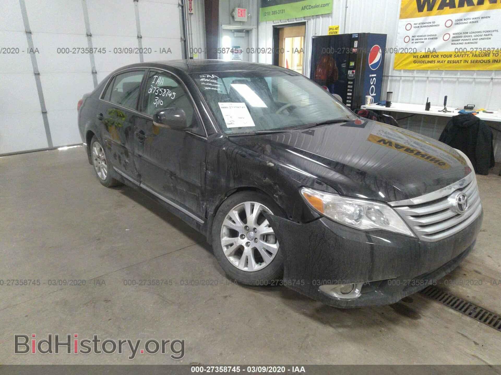 Photo 4T1BK3DB7BU435931 - TOYOTA AVALON 2011