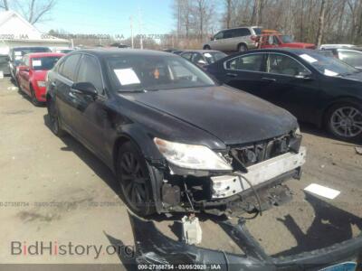 2011 Lexus LS 460, черный — VIN JTHCL5EF6B5010583, IAAI