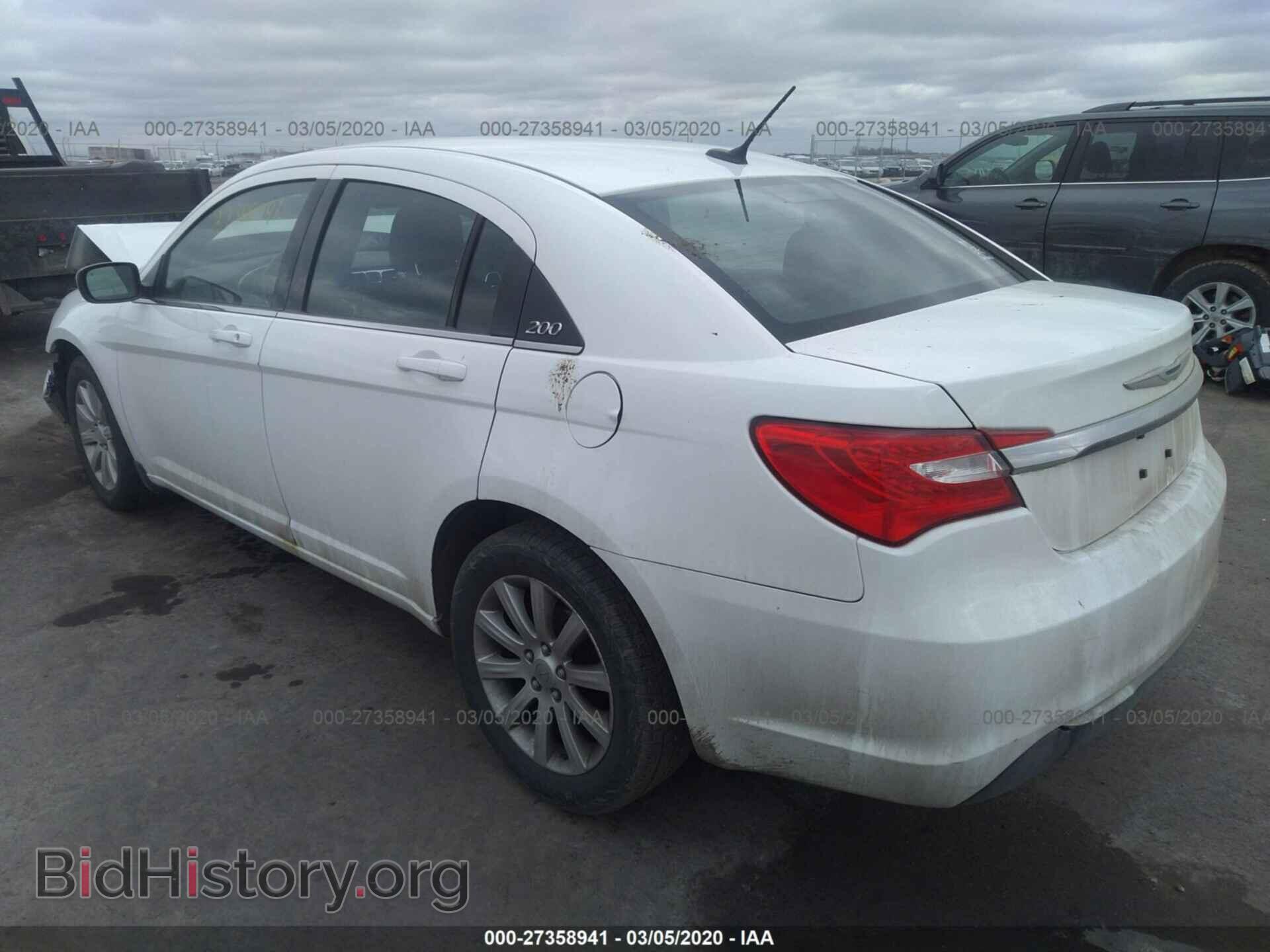 2012 CHRYSLER 200 - VIN: 1C3CCBBB8CN278848 - Фото 3