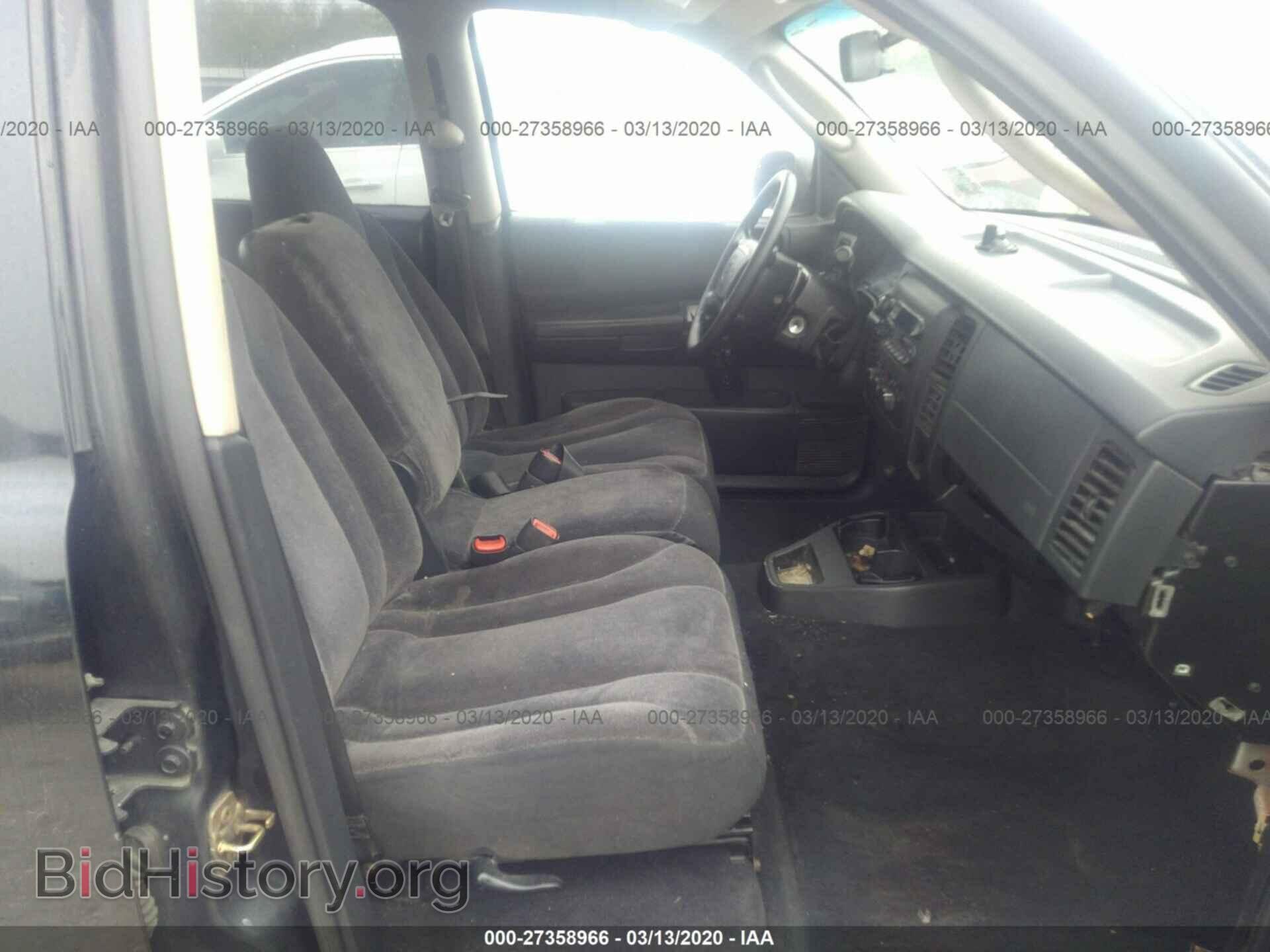 2002 DODGE DAKOTA - VIN: 1B7HL48X62S529155 - Фото 5