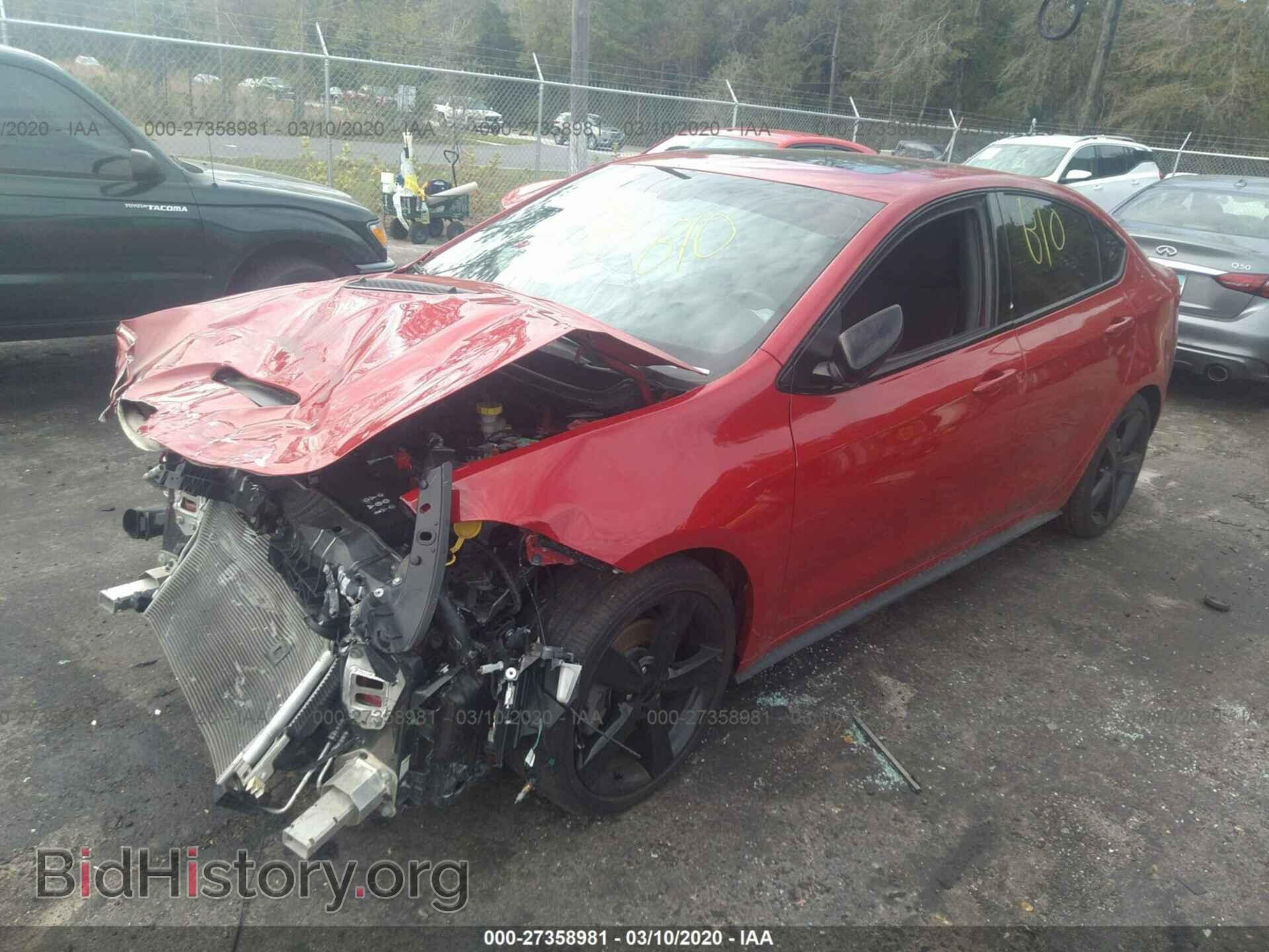 2016 DODGE DART - VIN: 1C3CDFBB9GD680359 - Фото 2