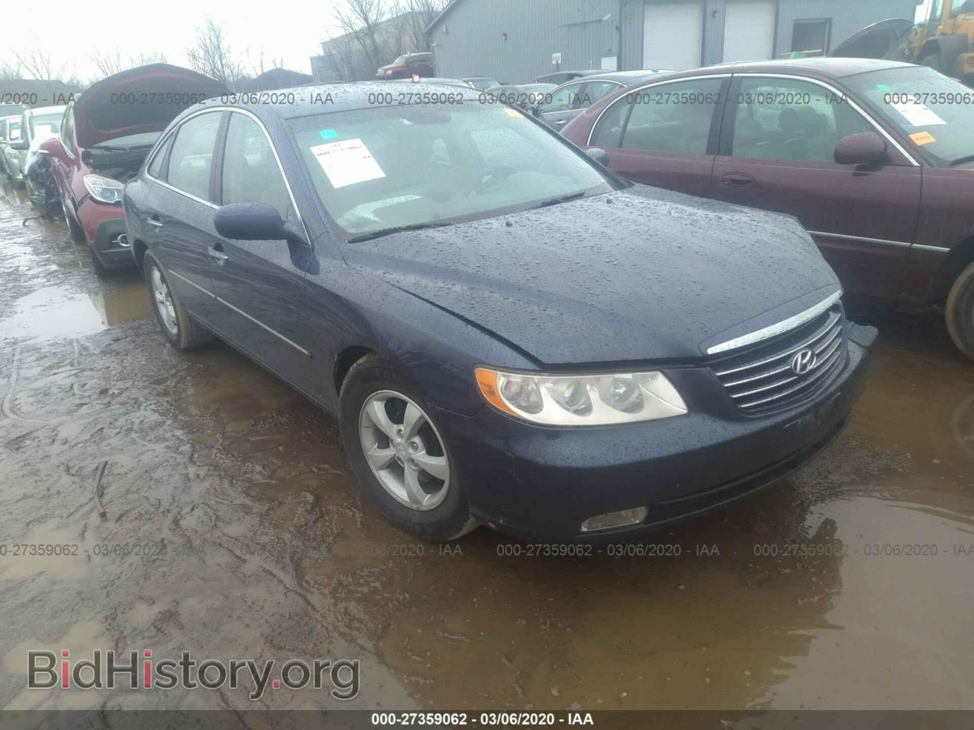 Photo KMHFC46F77A142172 - HYUNDAI AZERA 2007