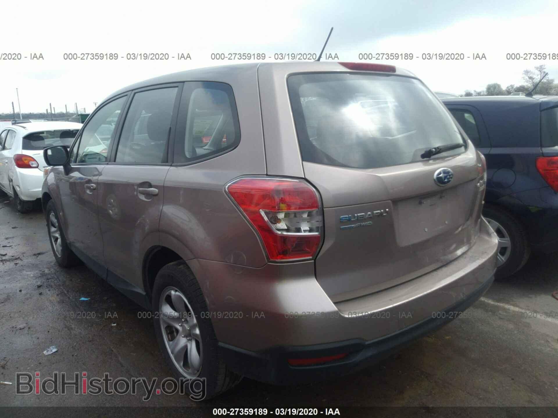 2014 SUBARU FORESTER - VIN: JF2SJAAC0EH483388 - Photo 3
