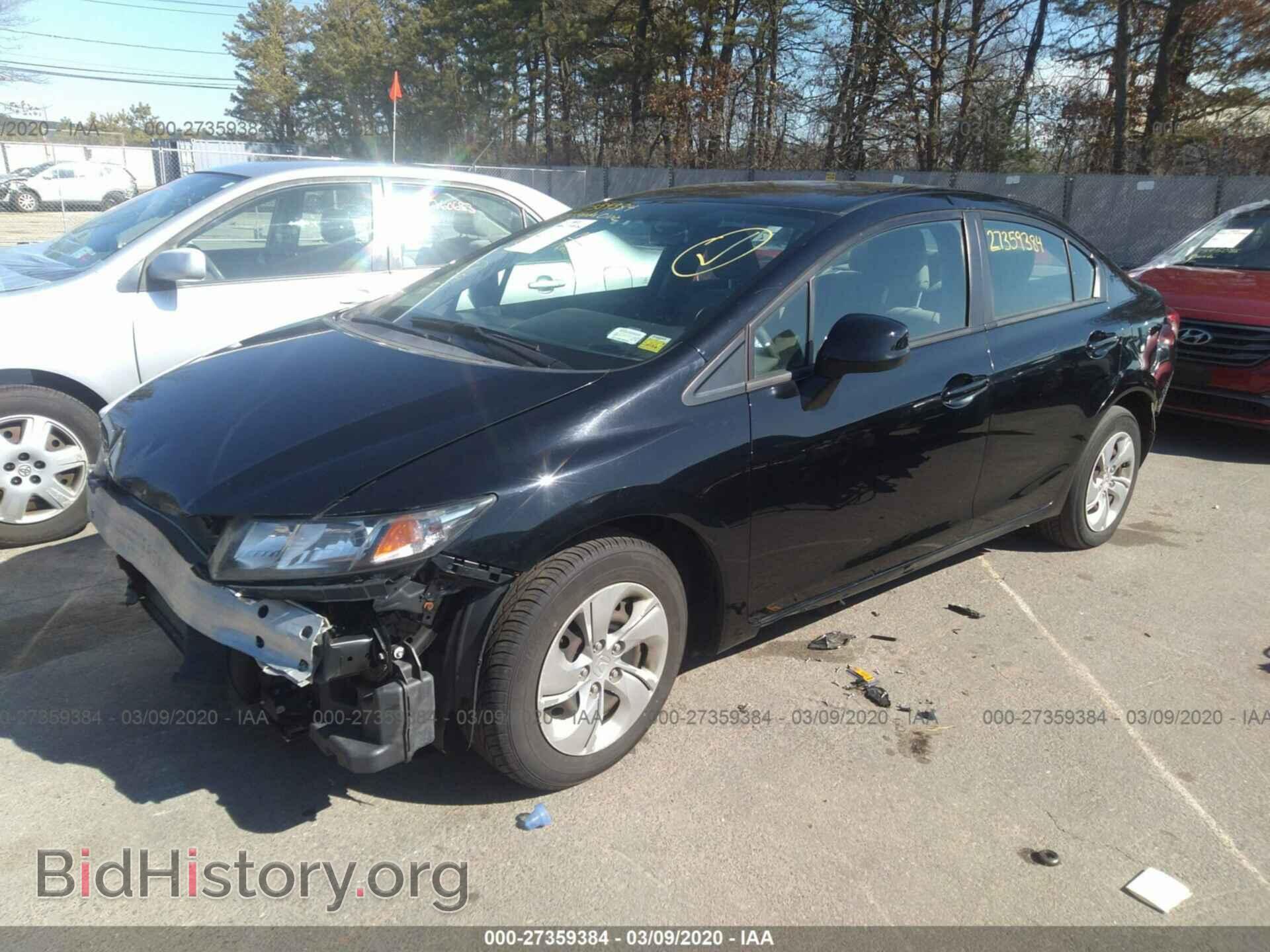 2013 HONDA CIVIC - VIN: 19XFB2F50DE295441 - Фото 2