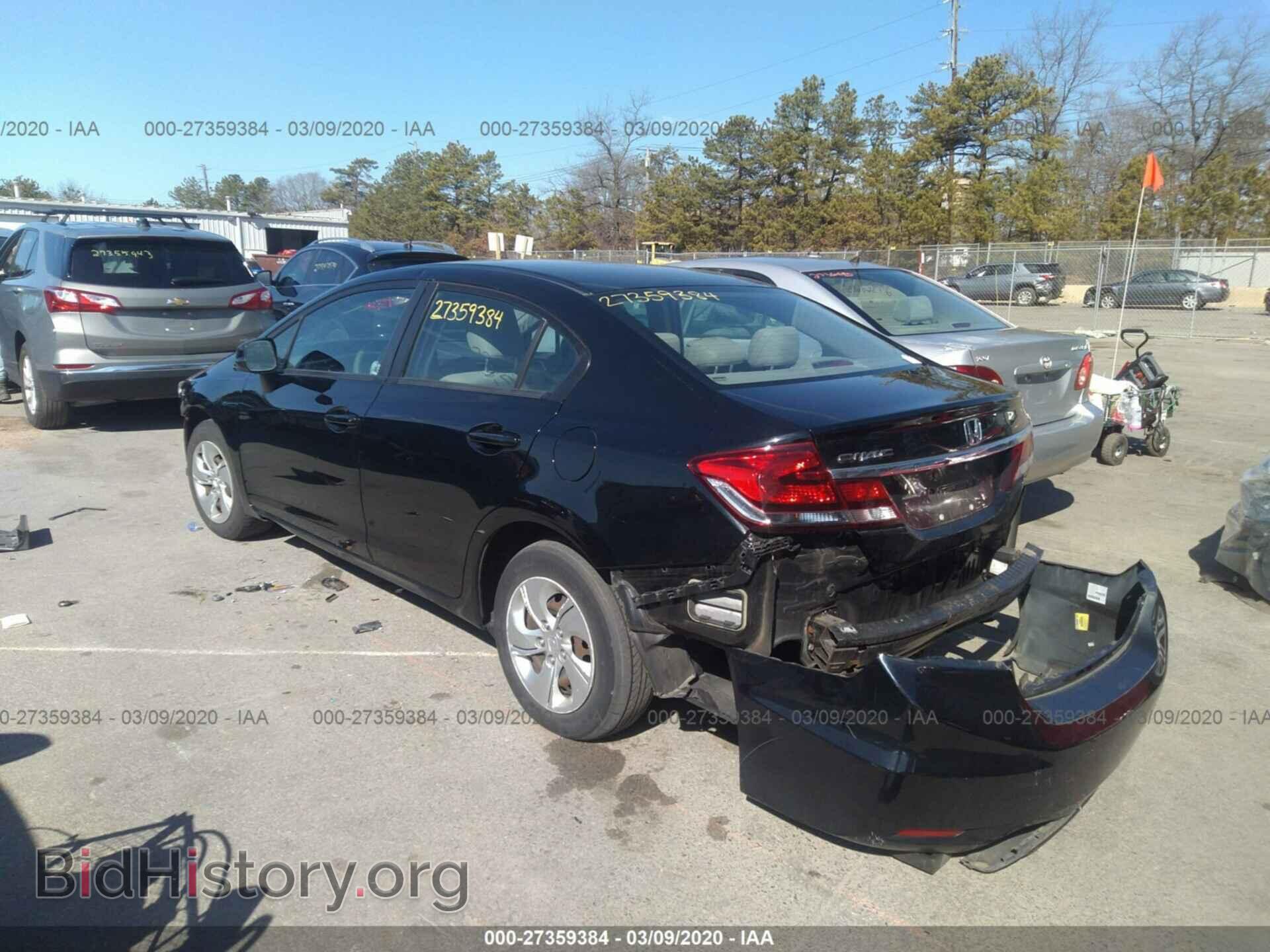 2013 HONDA CIVIC - VIN: 19XFB2F50DE295441 - Фото 3