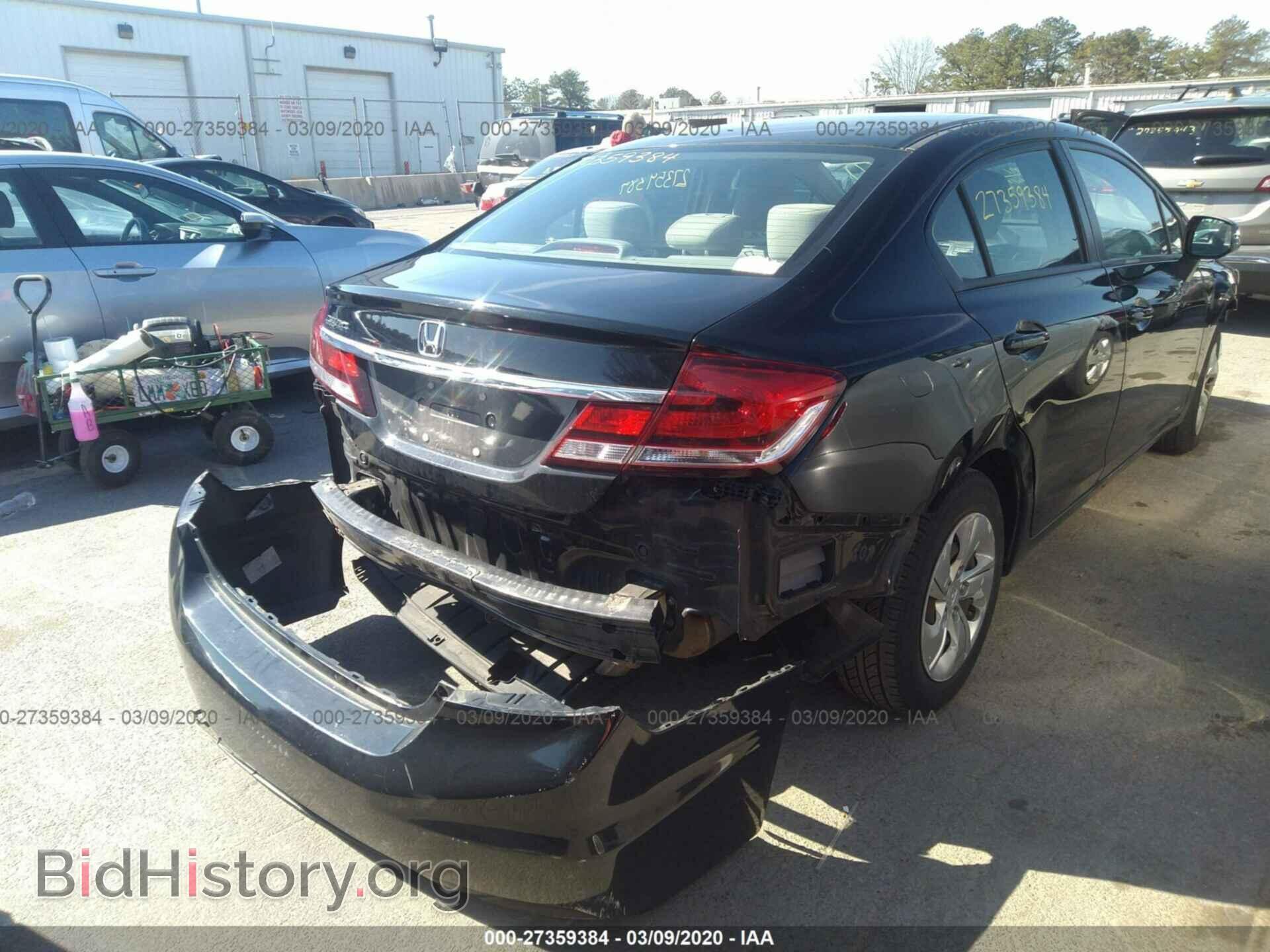 2013 HONDA CIVIC - VIN: 19XFB2F50DE295441 - Фото 4