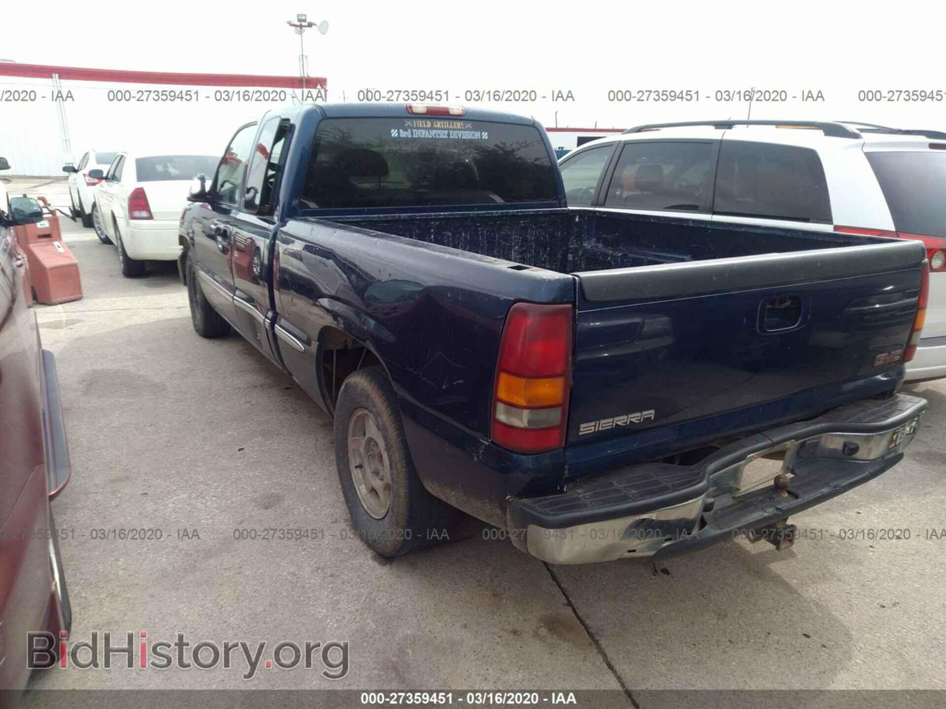 2001 GMC NEW SIERRA - VIN: 2GTEC19V411192563 - Фото 3