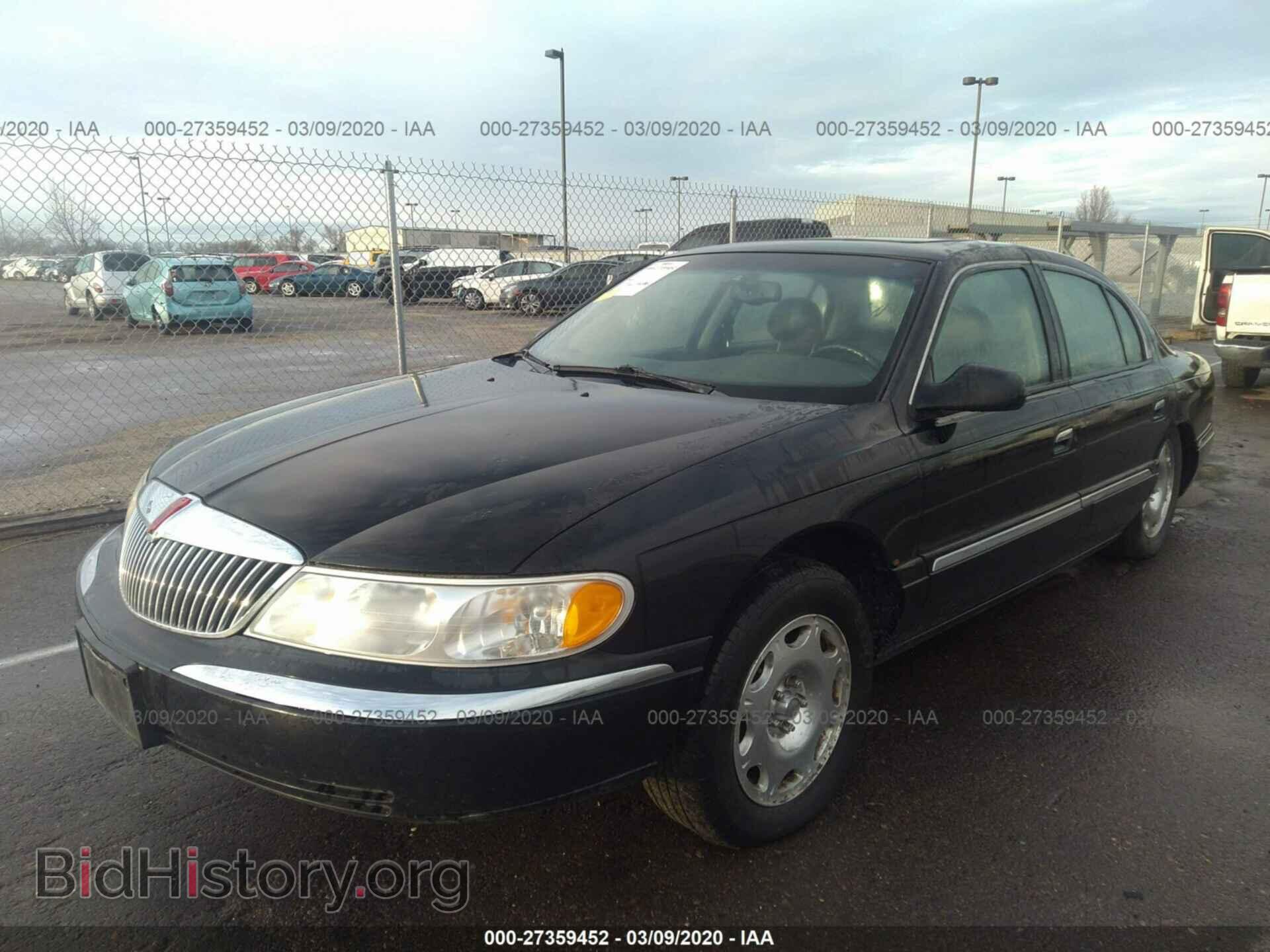 2000 LINCOLN CONTINENTAL - VIN: 1LNHM97V6YY825241 - Фото 2