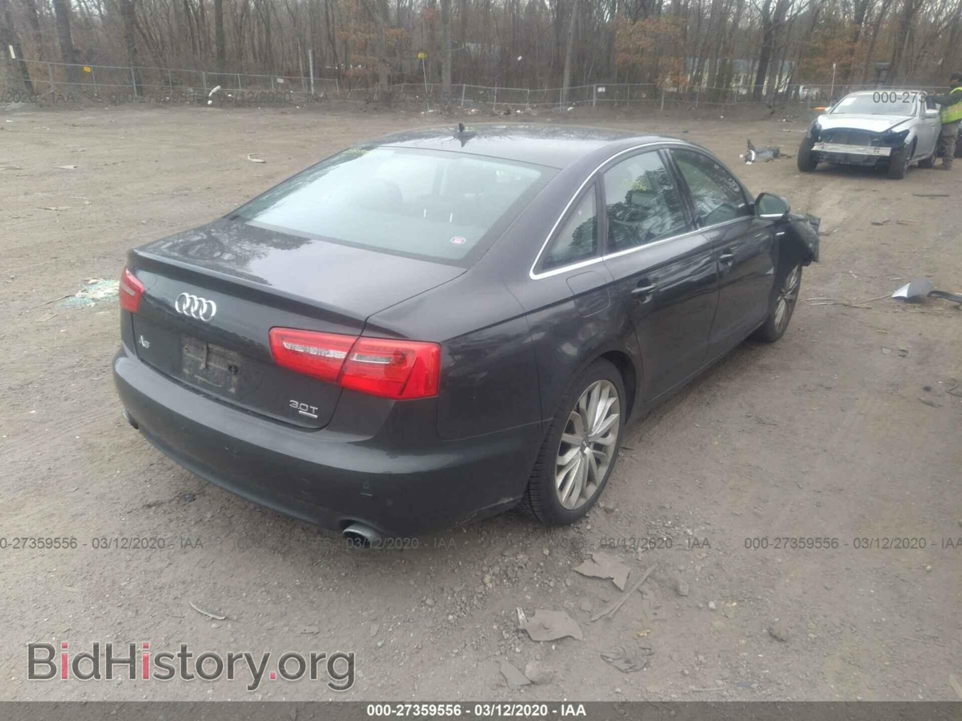 2012 AUDI A6 - VIN: WAUBGAFC3CN004589 - Фото 4