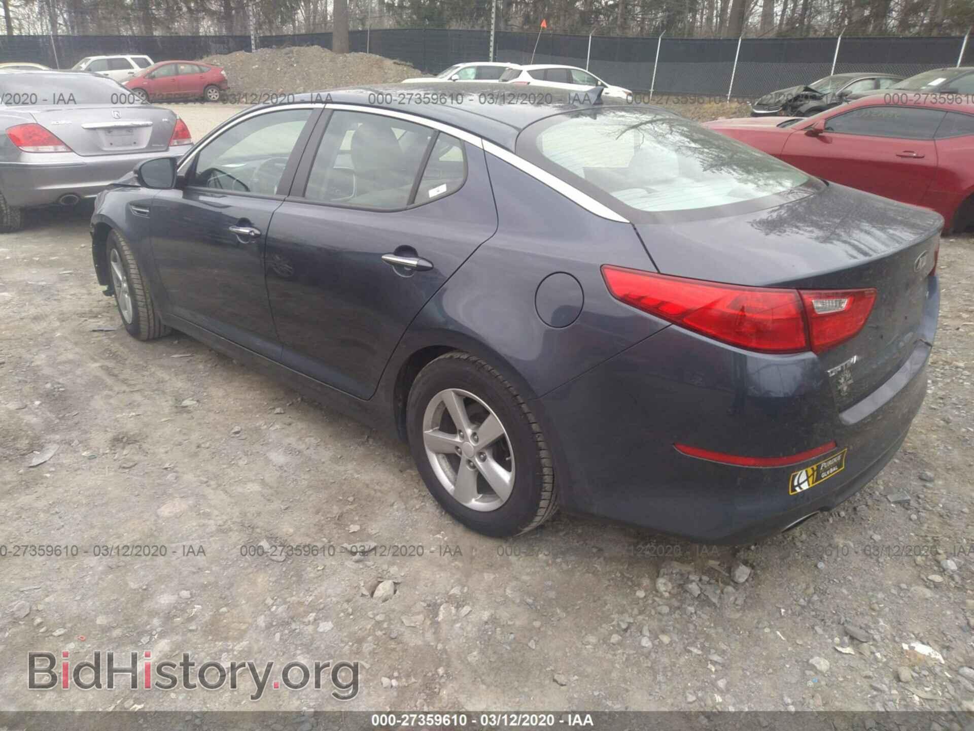 2015 KIA OPTIMA - VIN: KNAGM4A79F5598006 - Фото 3