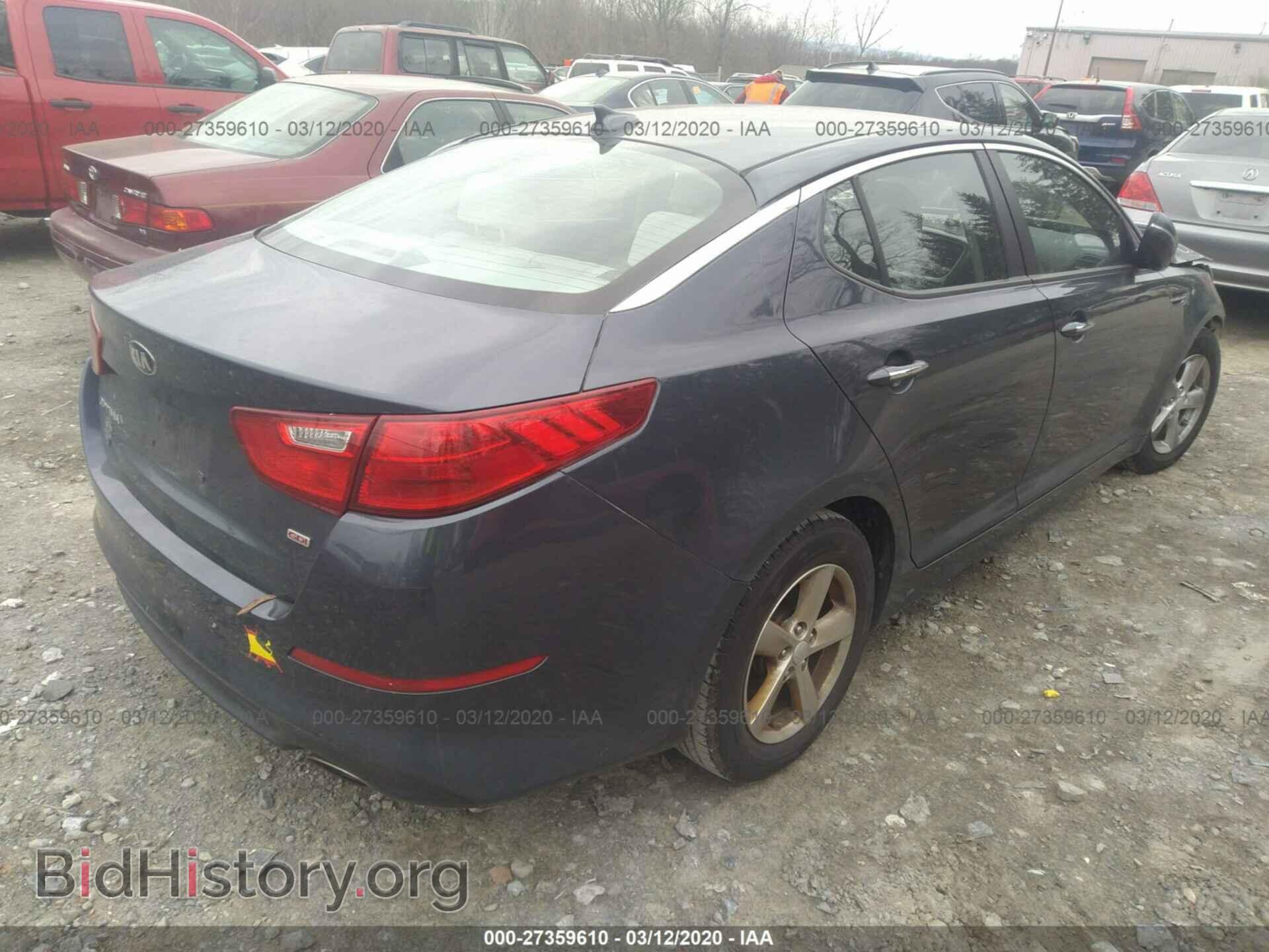 2015 KIA OPTIMA - VIN: KNAGM4A79F5598006 - Фото 4