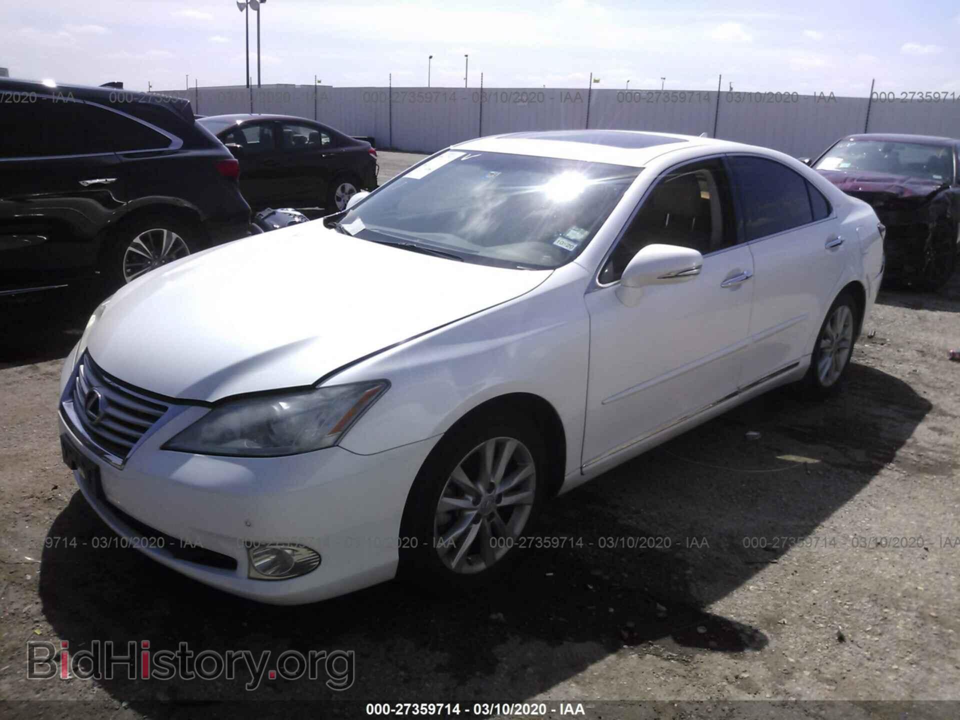2012 LEXUS ES - VIN: JTHBK1EG4C2493025 - Photo 2