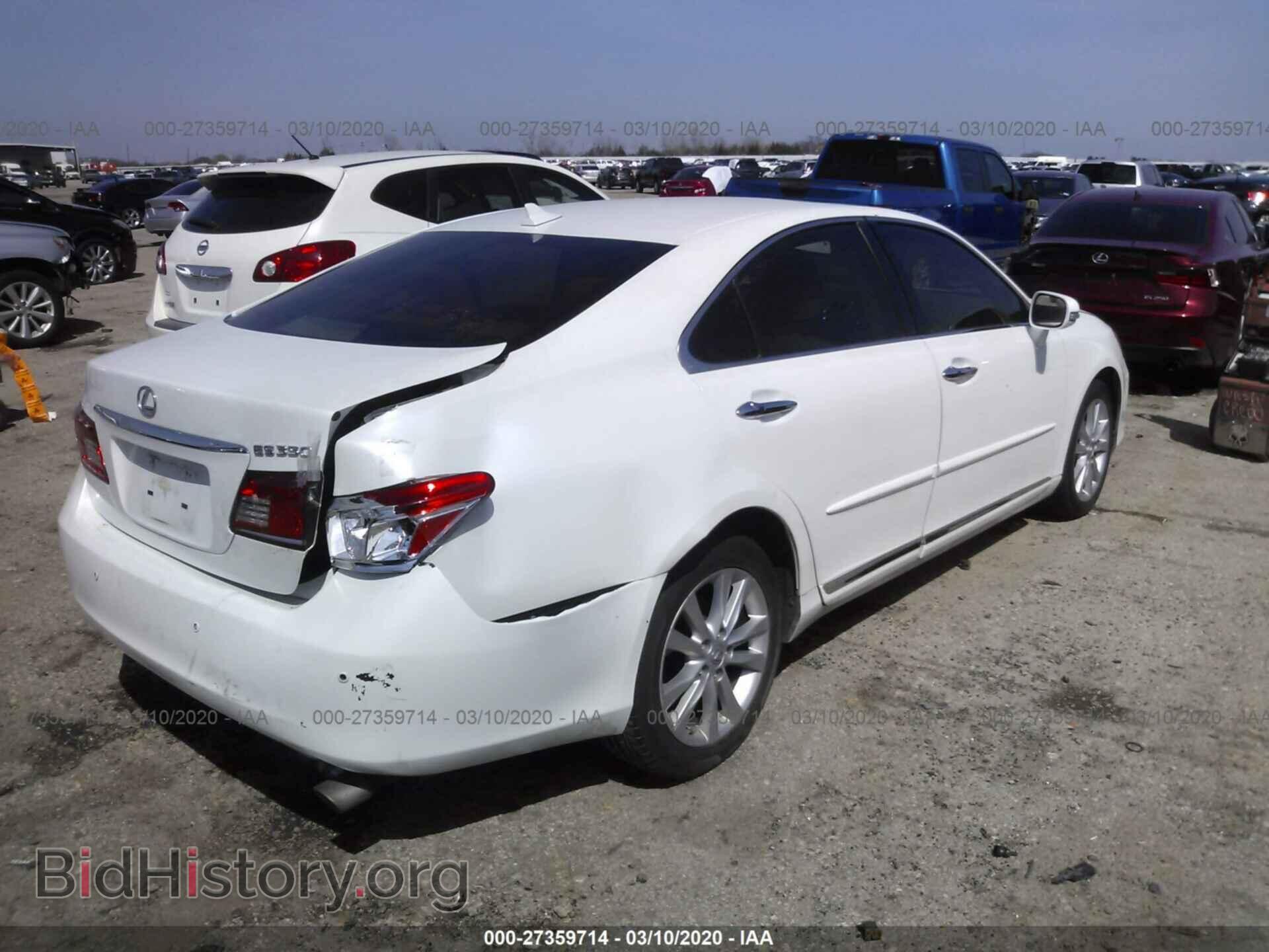 2012 LEXUS ES - VIN: JTHBK1EG4C2493025 - Photo 4