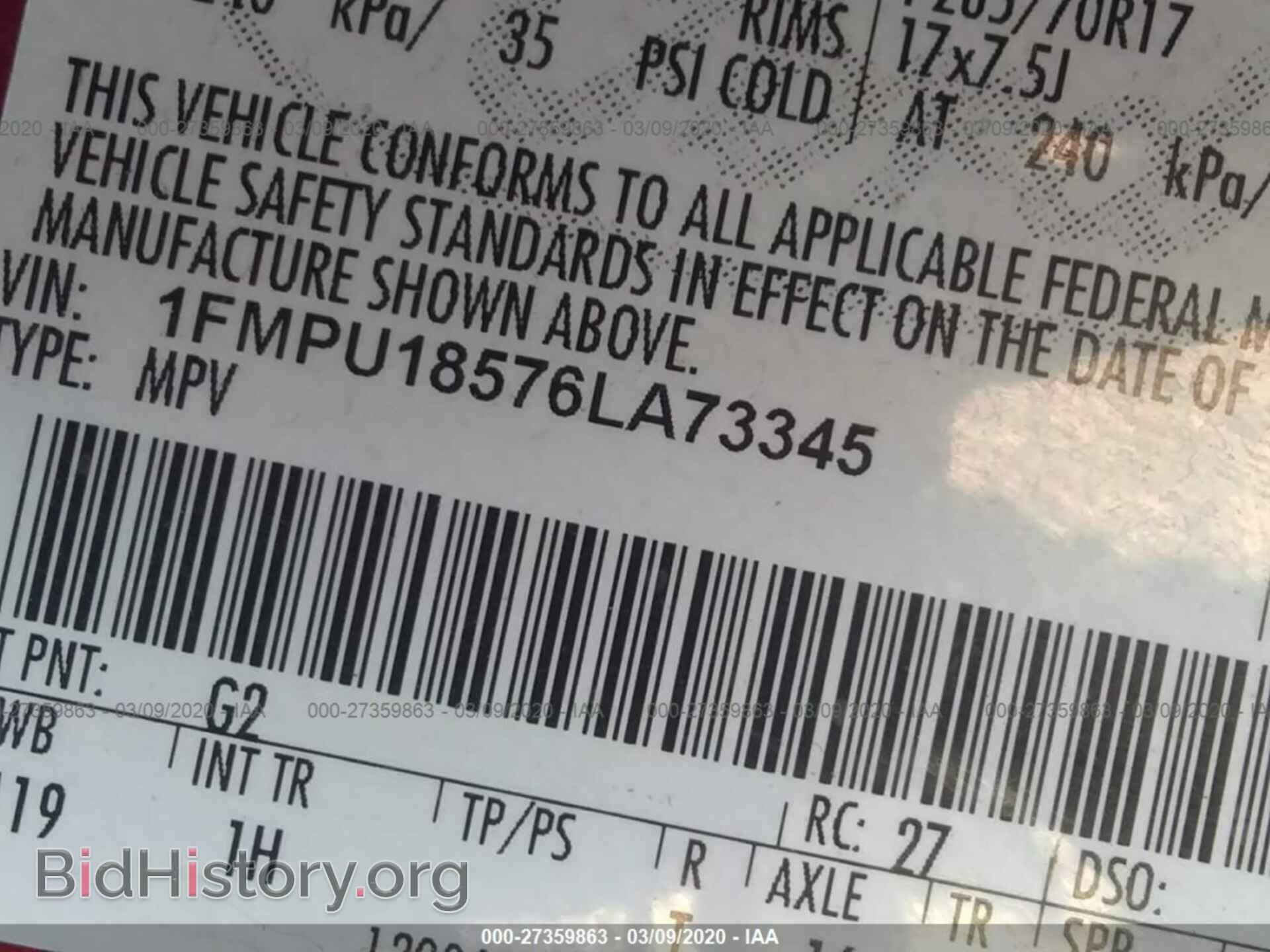 2006 FORD EXPEDITION - VIN: 1FMPU18576LA73345 - Фото 9