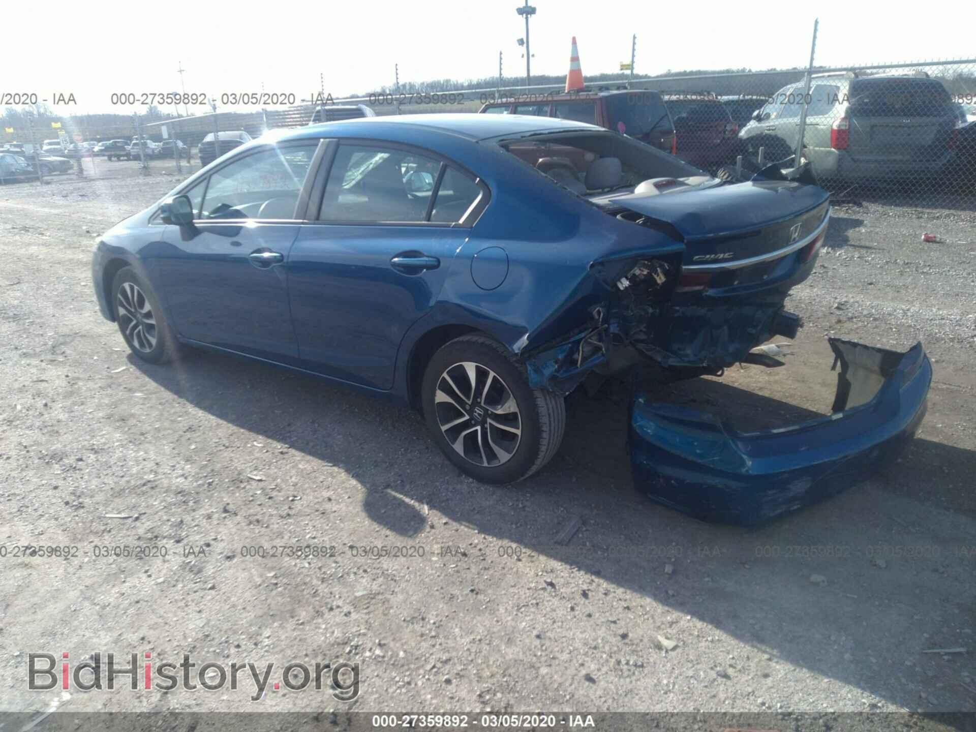 2013 HONDA CIVIC - VIN: 19XFB2F90DE236571 - Фото 3