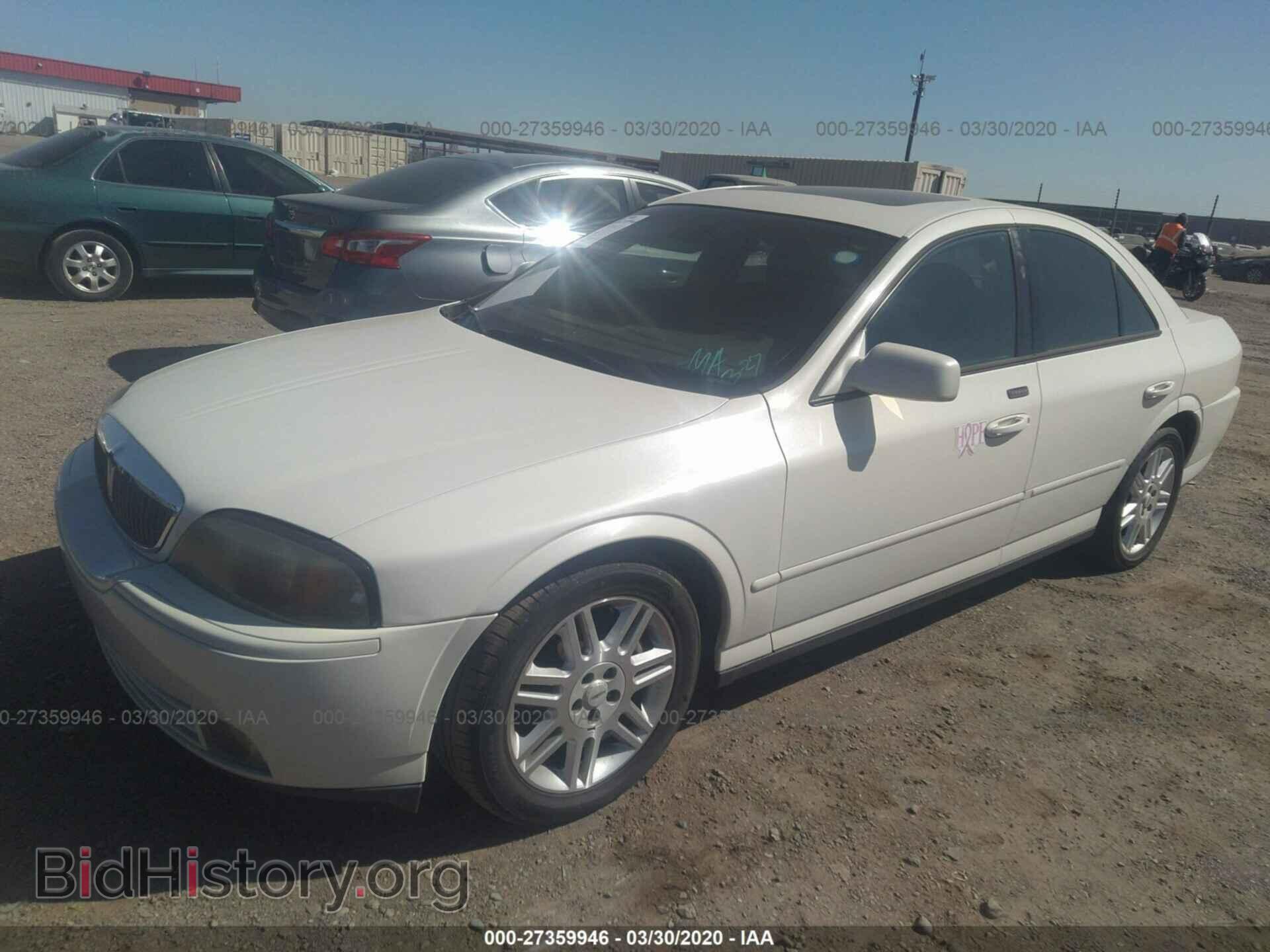 2004 LINCOLN LS - VIN: 1LNHM87AX4Y632205 - Фото 2