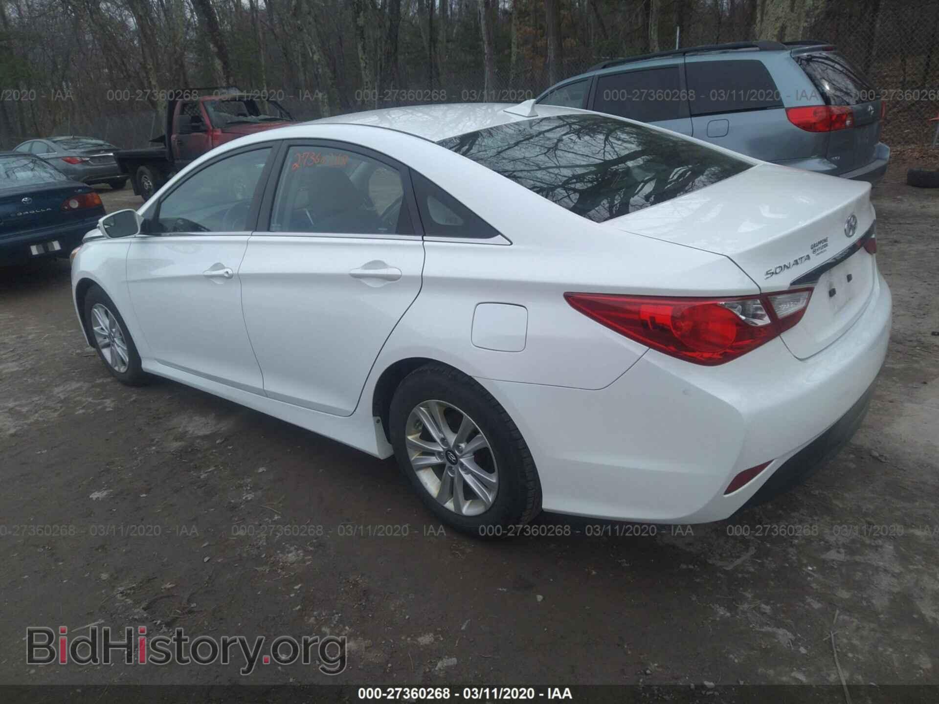 2014 HYUNDAI SONATA - VIN: 5NPEB4AC1EH822011 - Photo 3